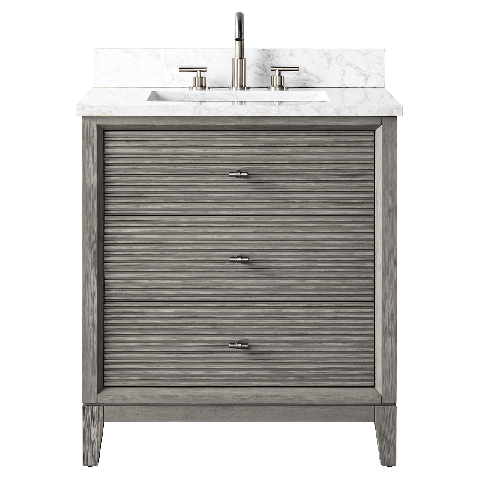 Linear Driftwood Gray / Brushed Nickel