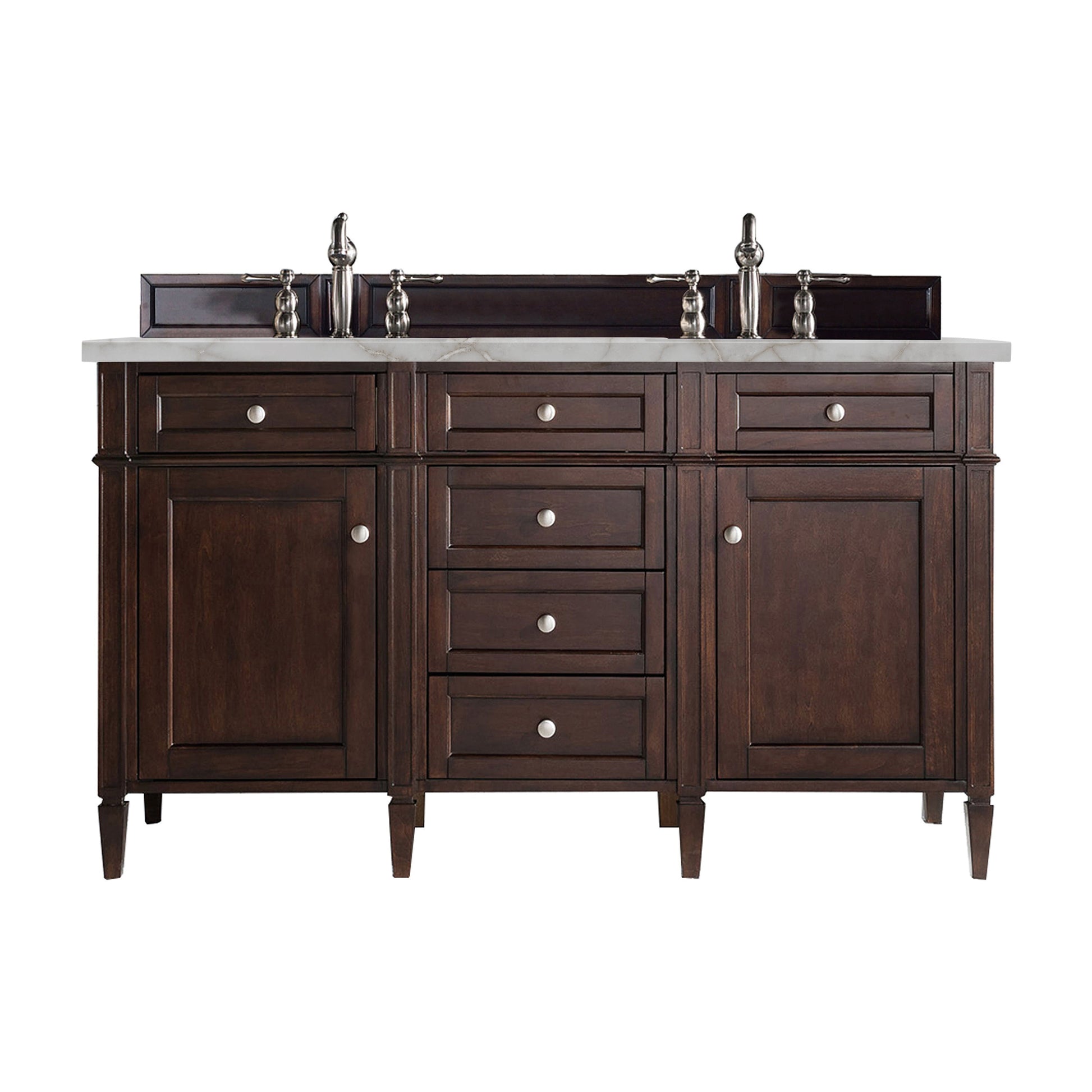 Burnished Mahogany / Victorian Silver - 3 Faucet Holes