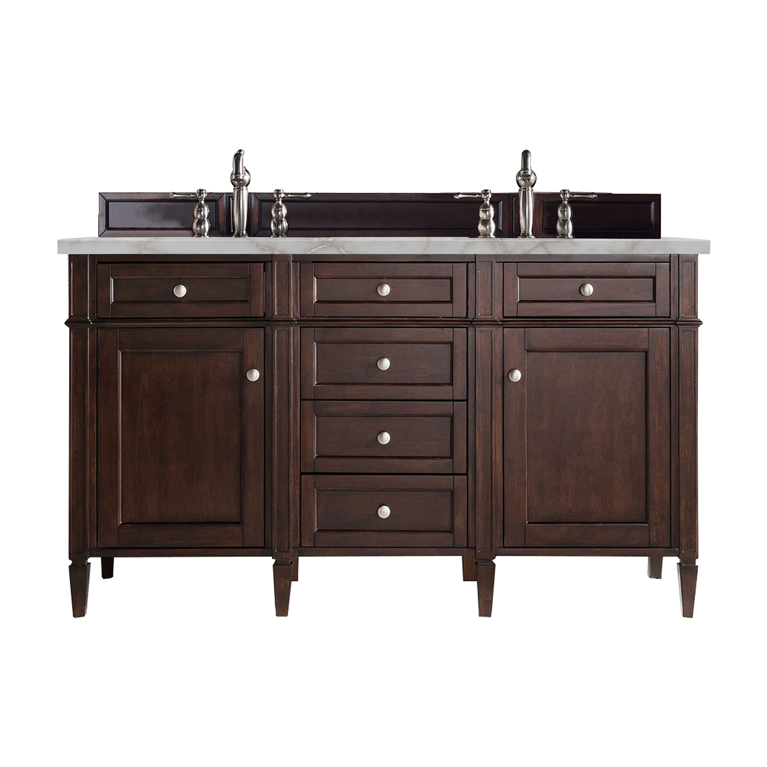 Burnished Mahogany / Victorian Silver - 3 Faucet Holes