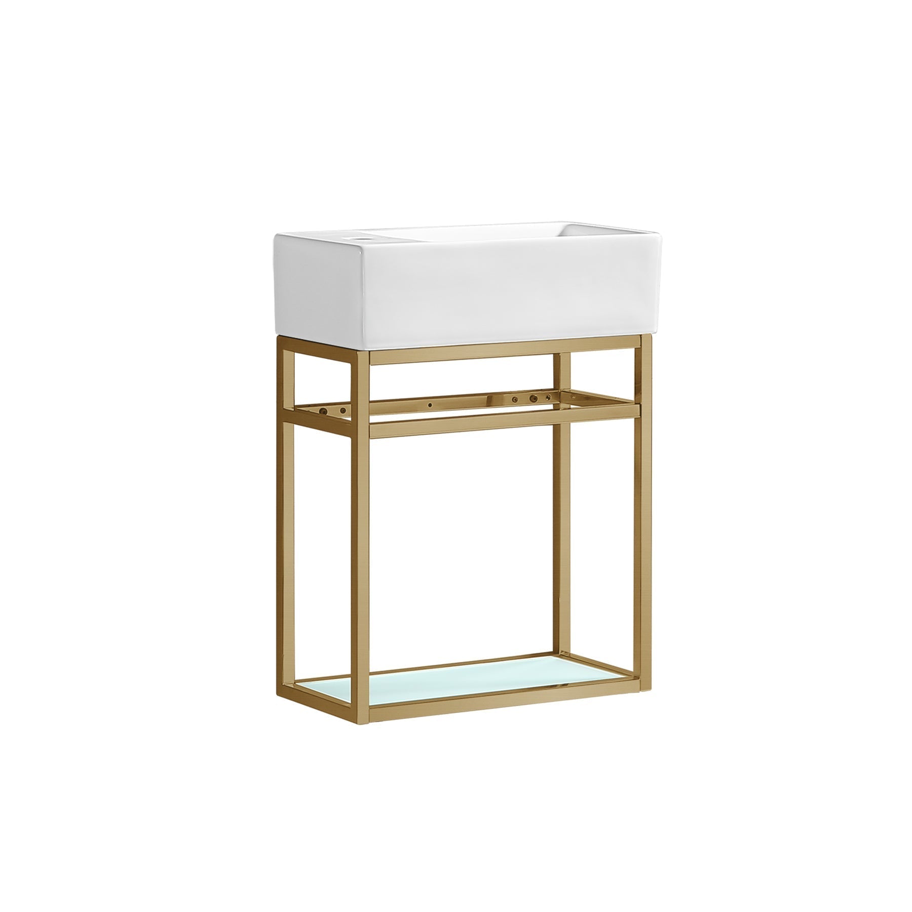 Gold / White / 1-Hole