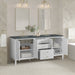 Bright White / Parisien Bleu - 3 Faucet Holes