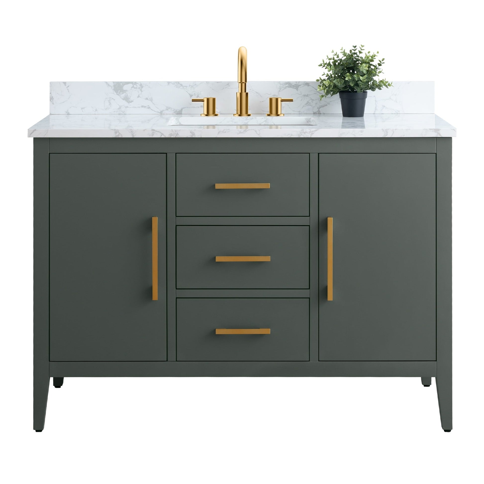 Vintage Green / Golden Brushed