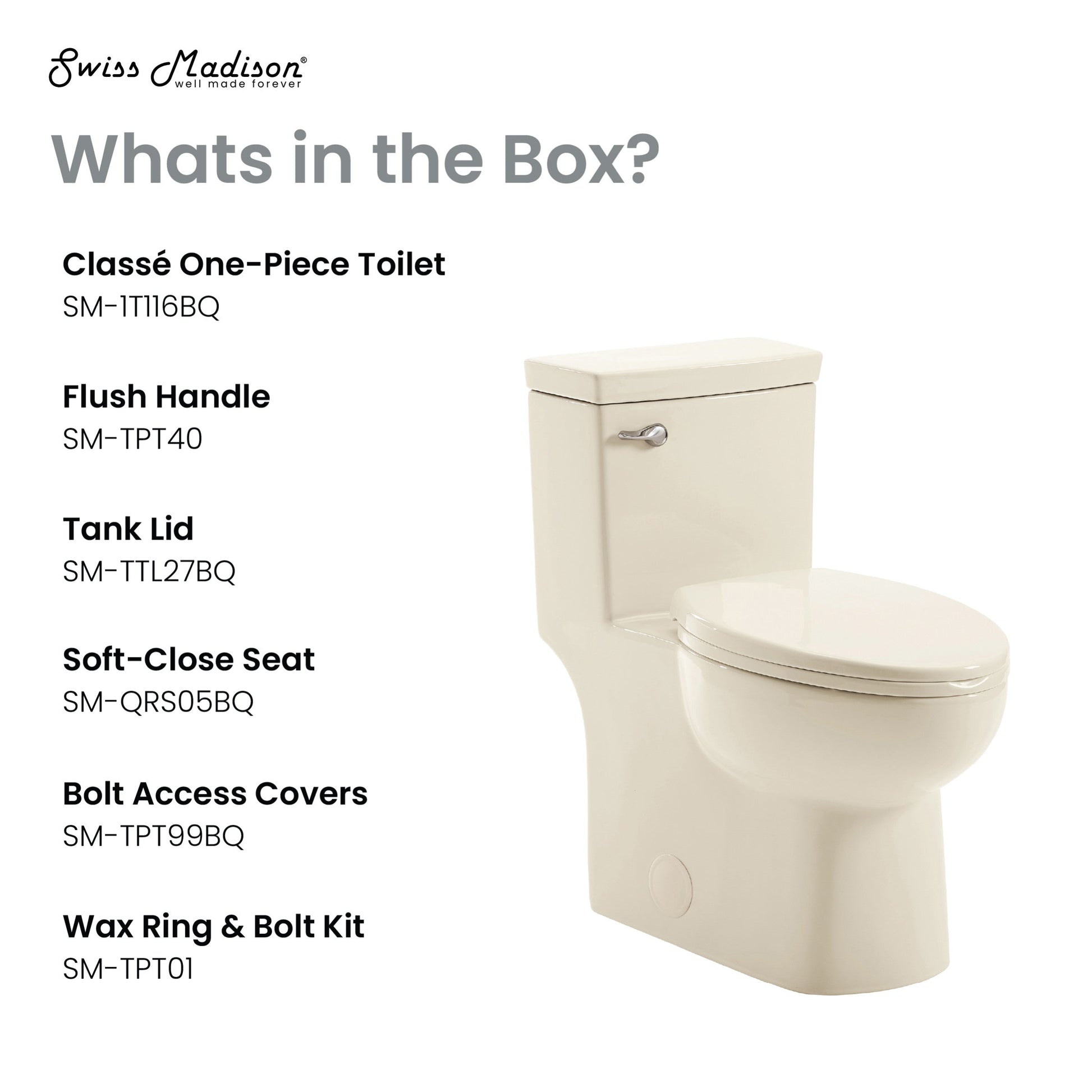 Glossy Bisque / Single - Left Front