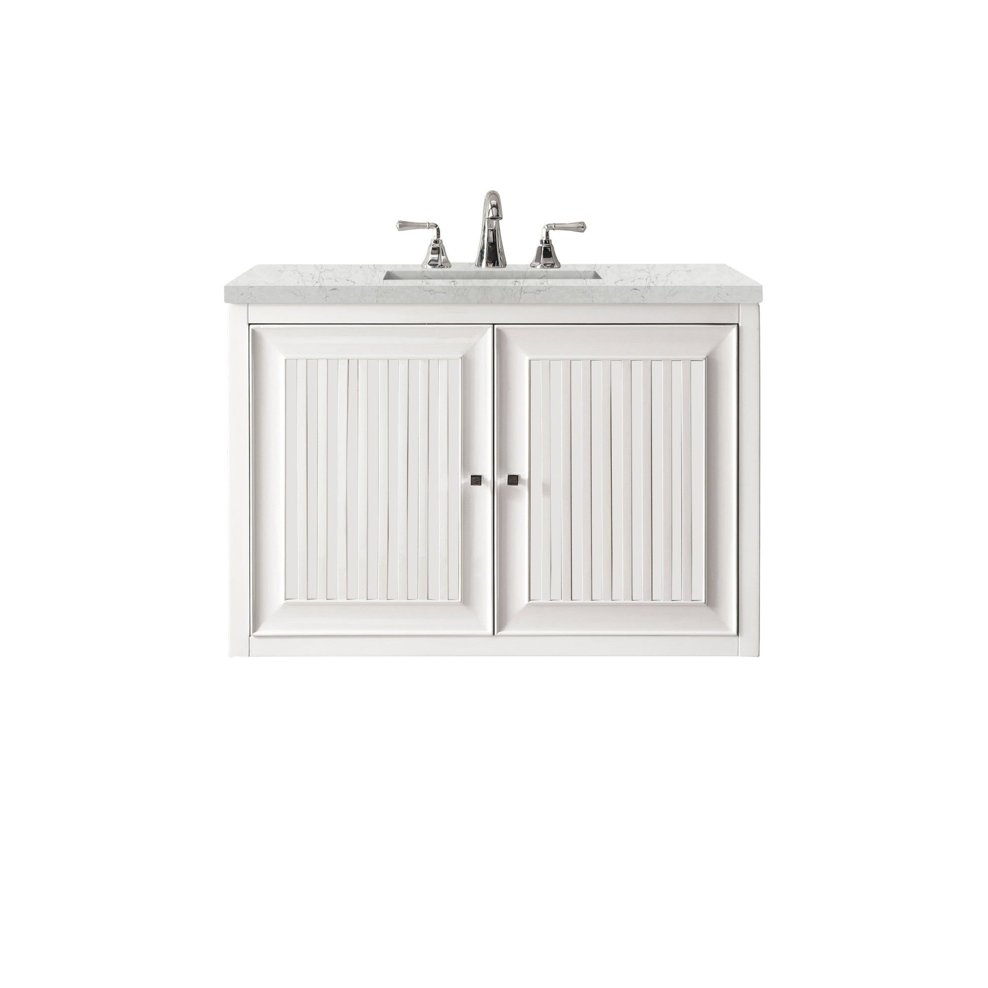 Glossy White / Eternal Jasmine Pearl - 3 Faucet Holes