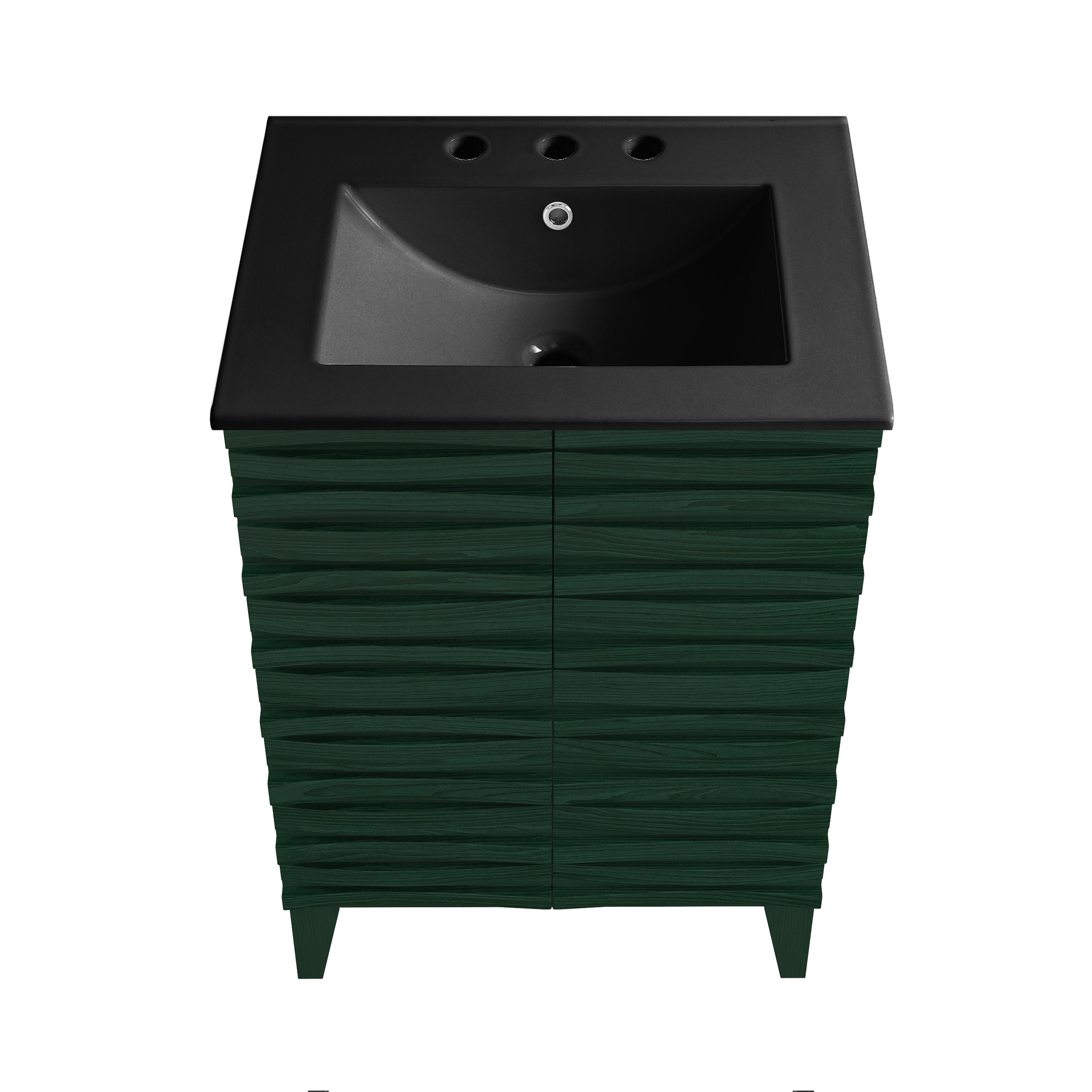Green Oak / Matte Black / 3-Hole - Wide