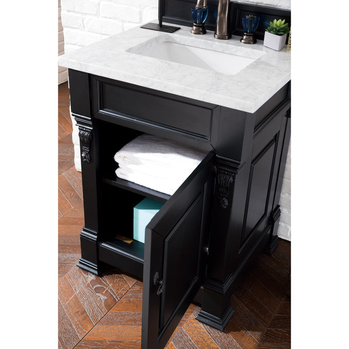 Antique Black / Carrara White - 3 Faucet Holes