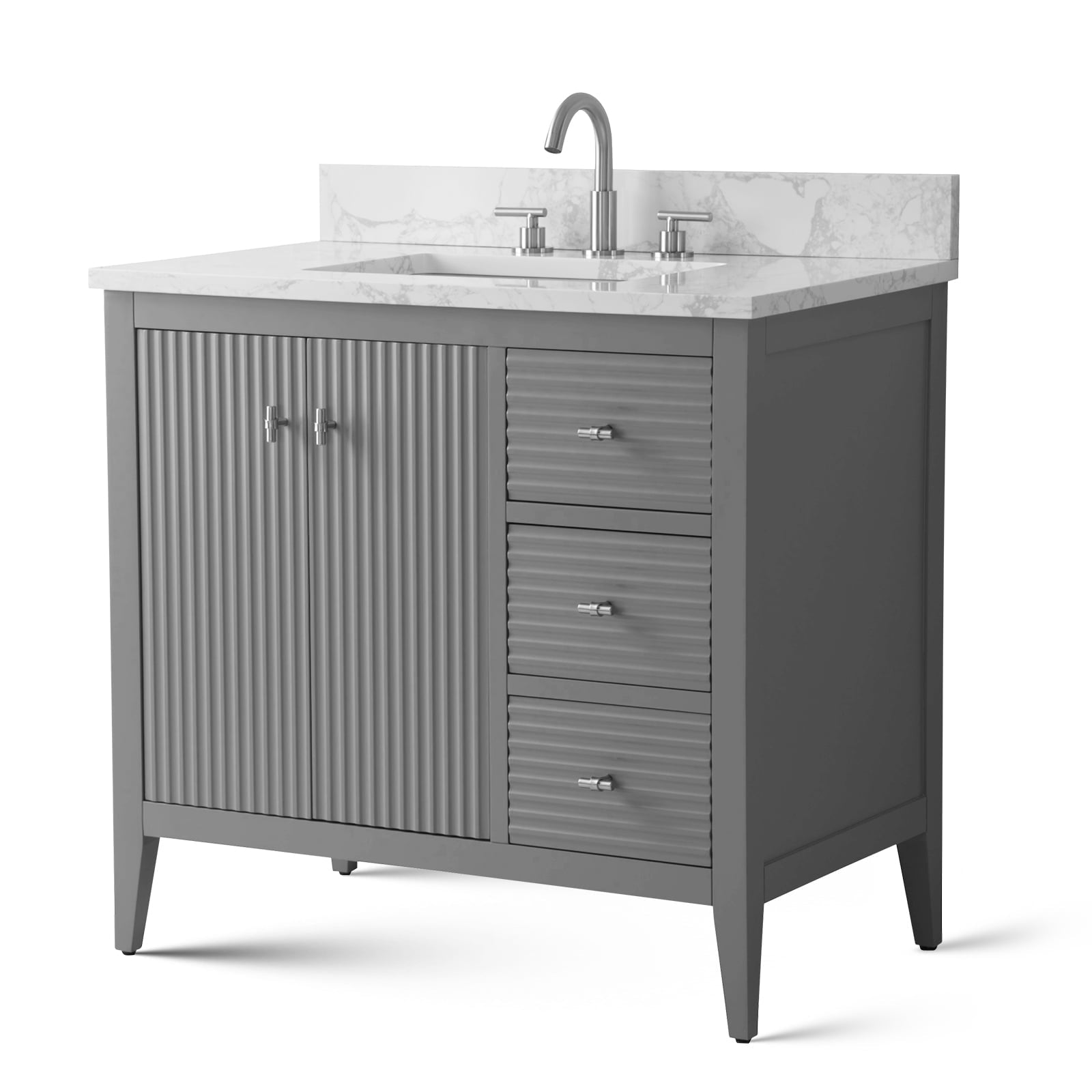 Linear Cashmere Gray / Brushed Nickel