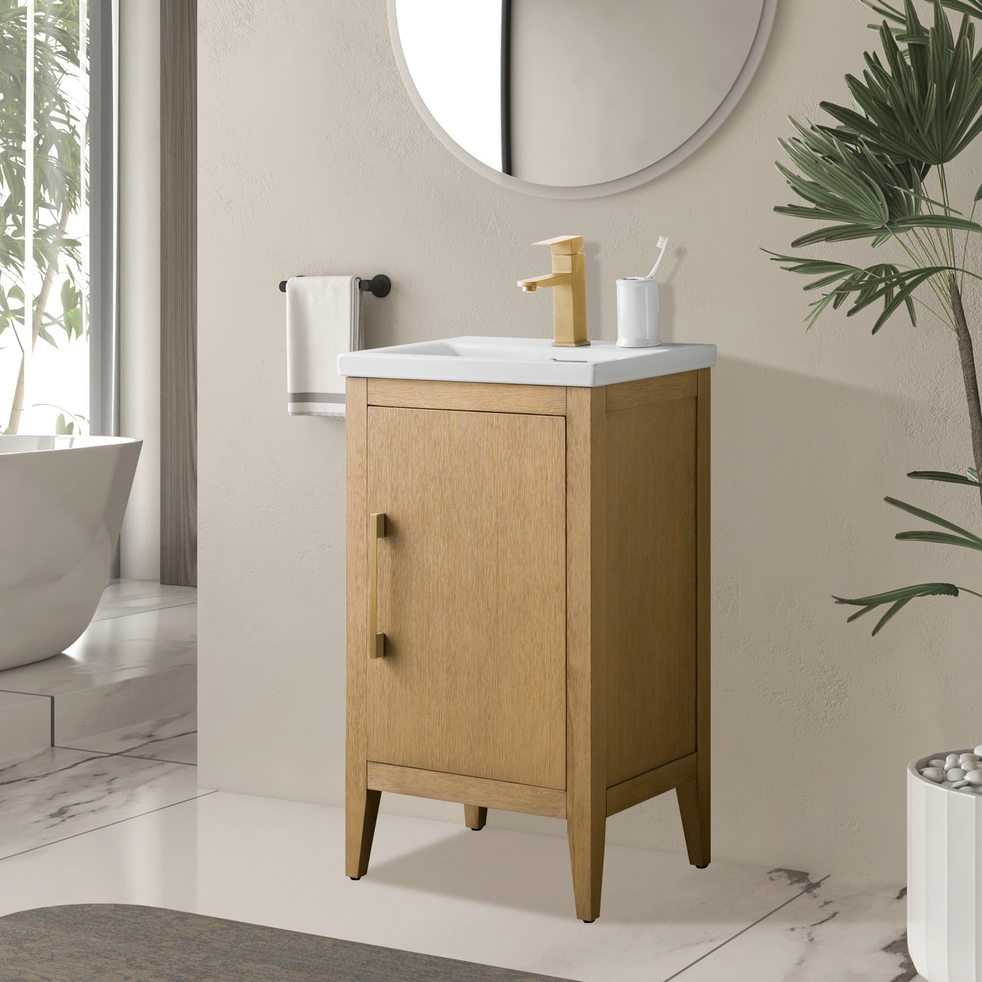 Natural Oak / Golden Brushed