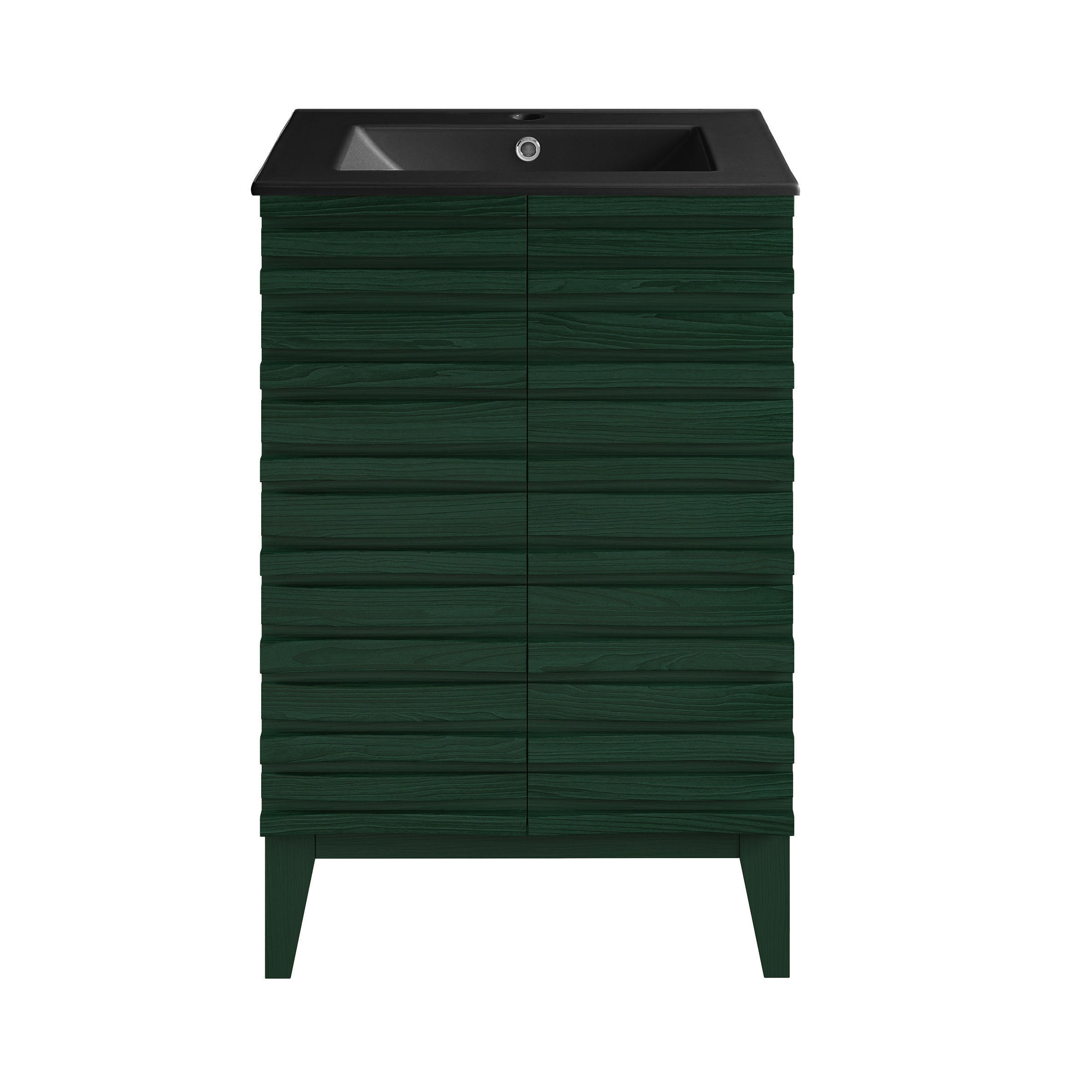 Green Oak / Matte Black / 1-Hole