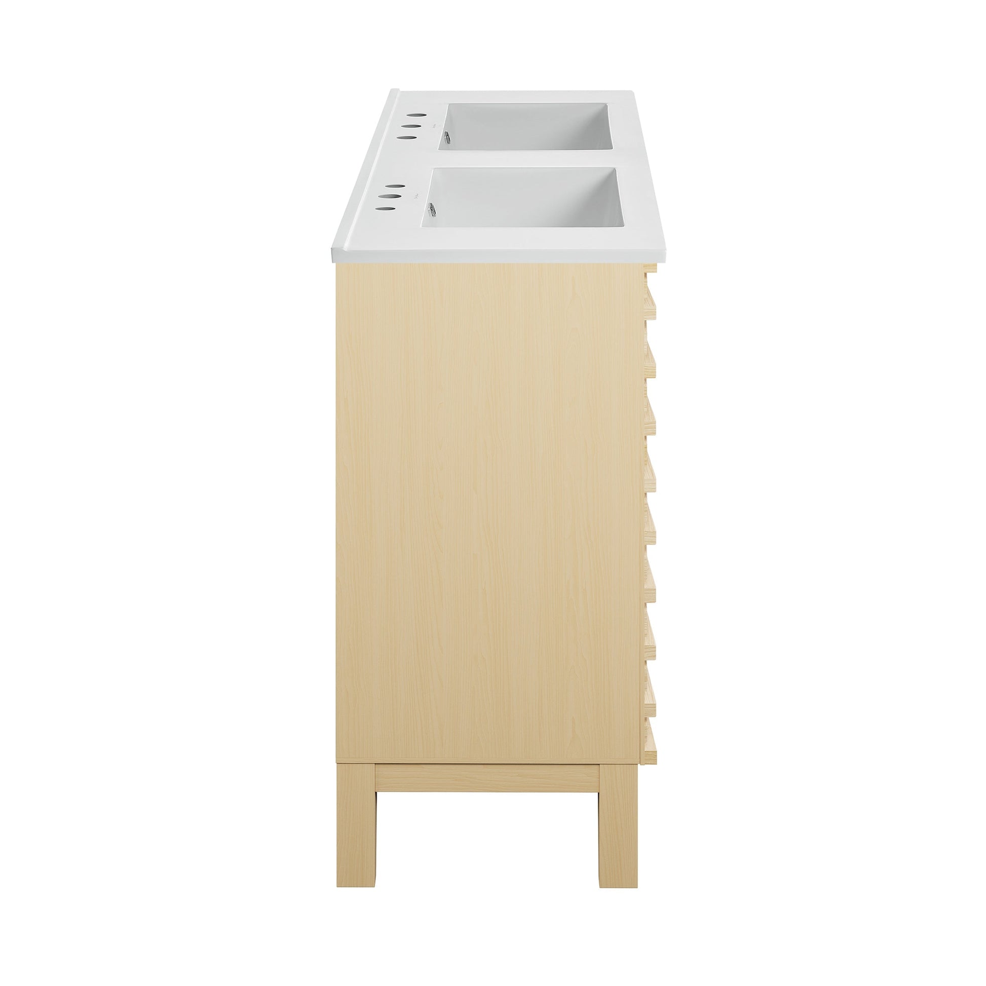 Natural Oak / Glossy White / 3-Hole