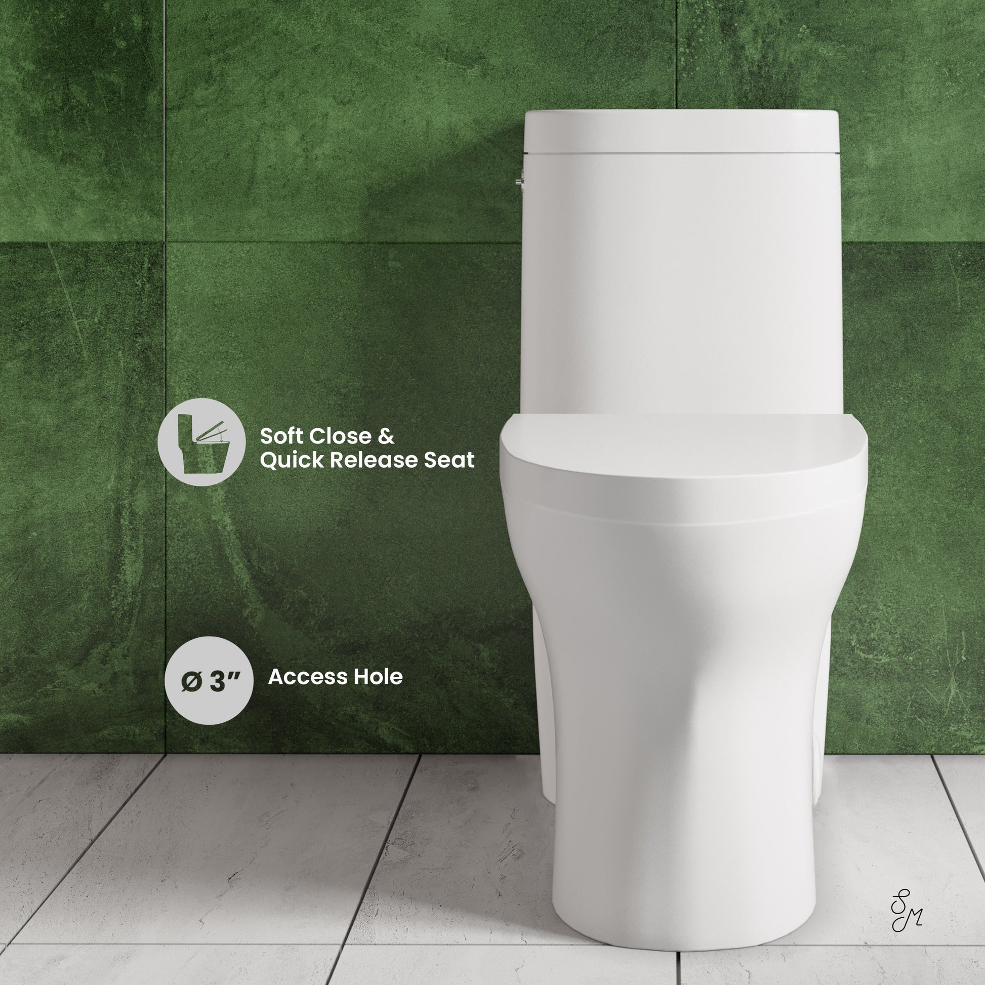 Glossy White / Dual Touchless - Top