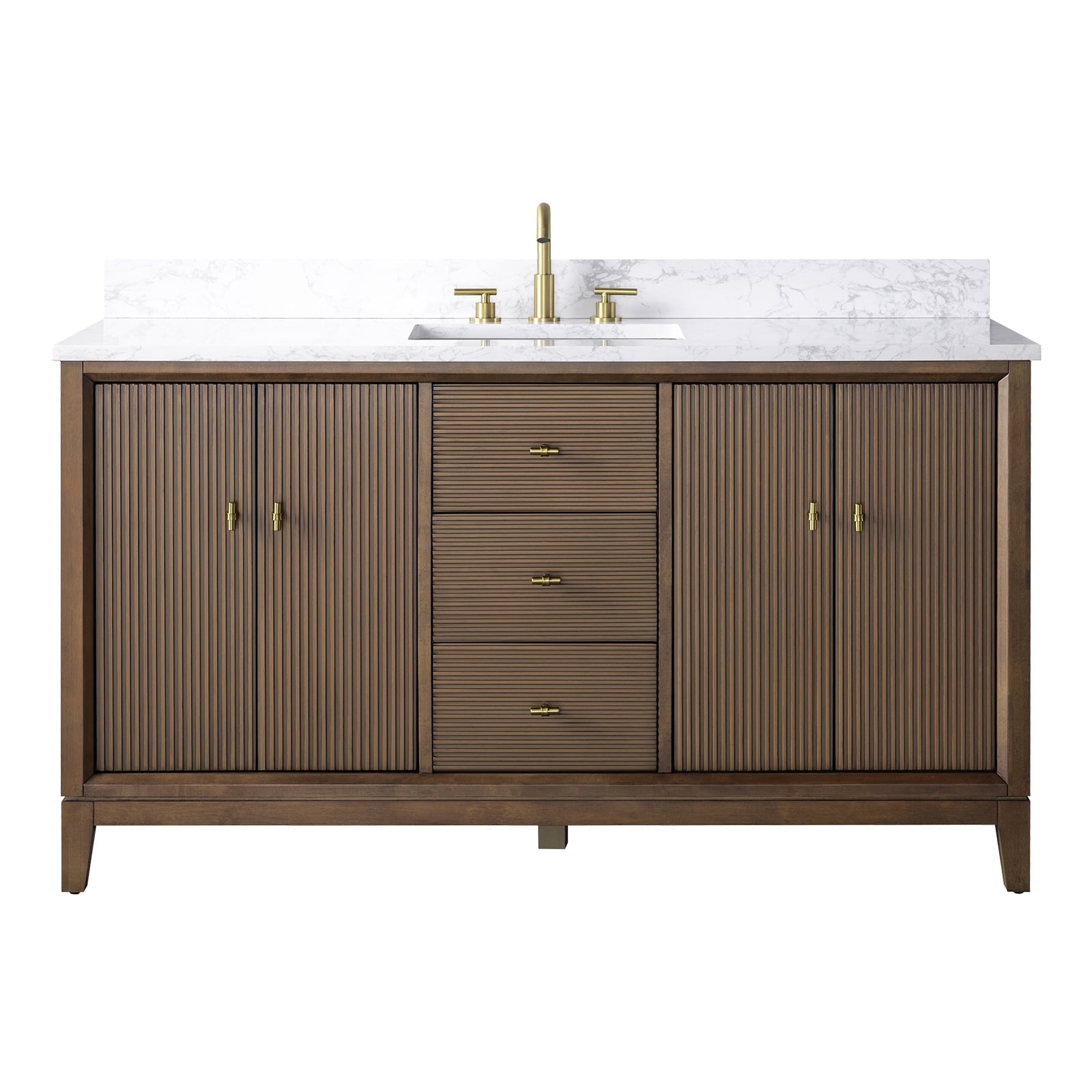 Linear Walnut / Golden Brushed