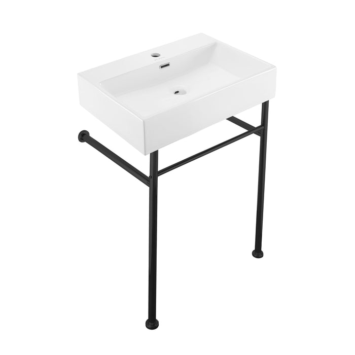 Black / White / 1-Hole