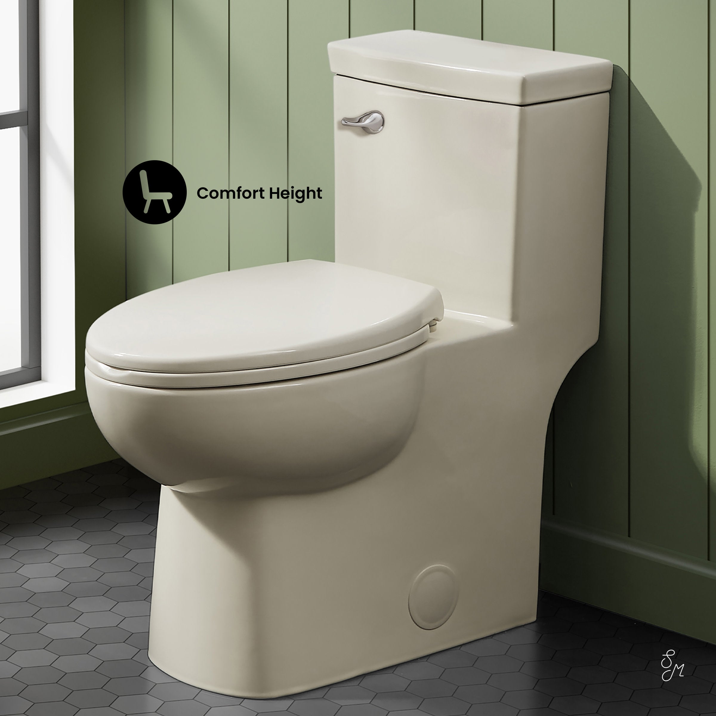 Glossy Bisque / Single - Left Front