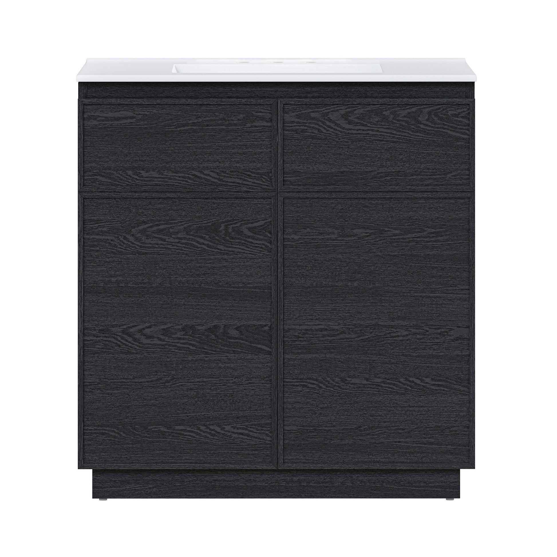 Black Oak / White / 3-Hole
