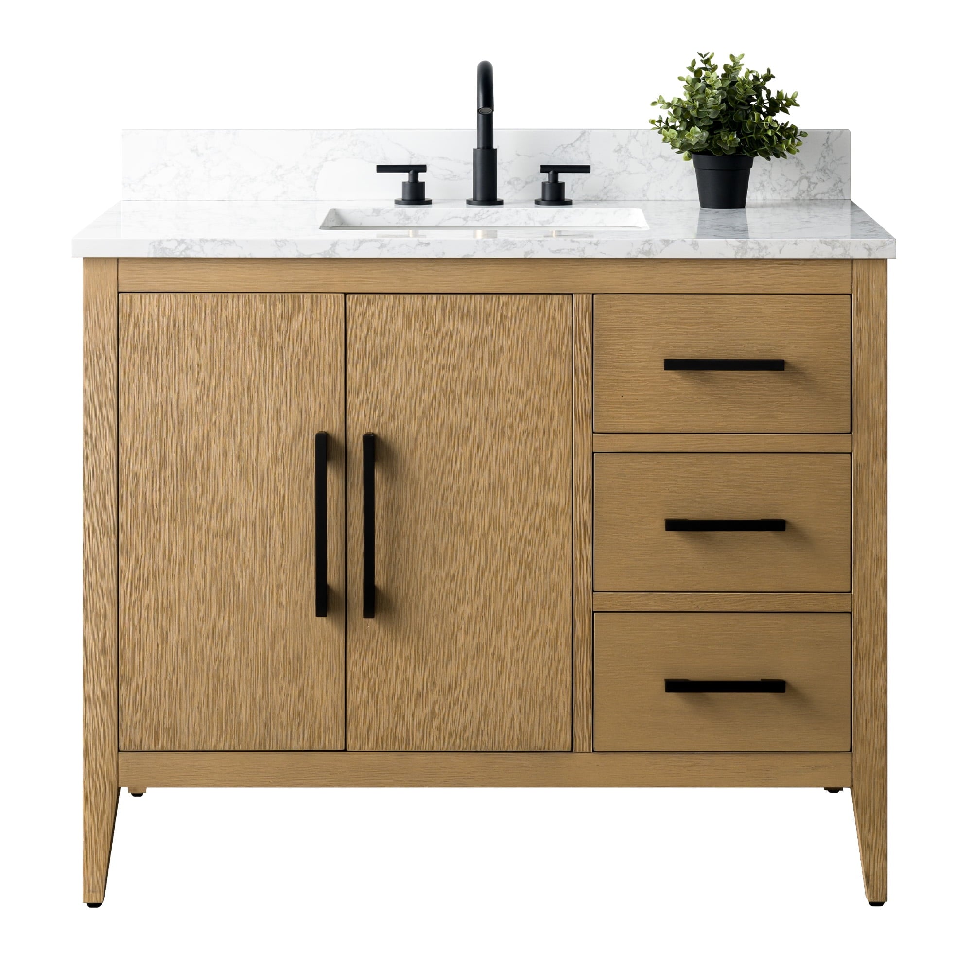 Natural Oak / Matte Black