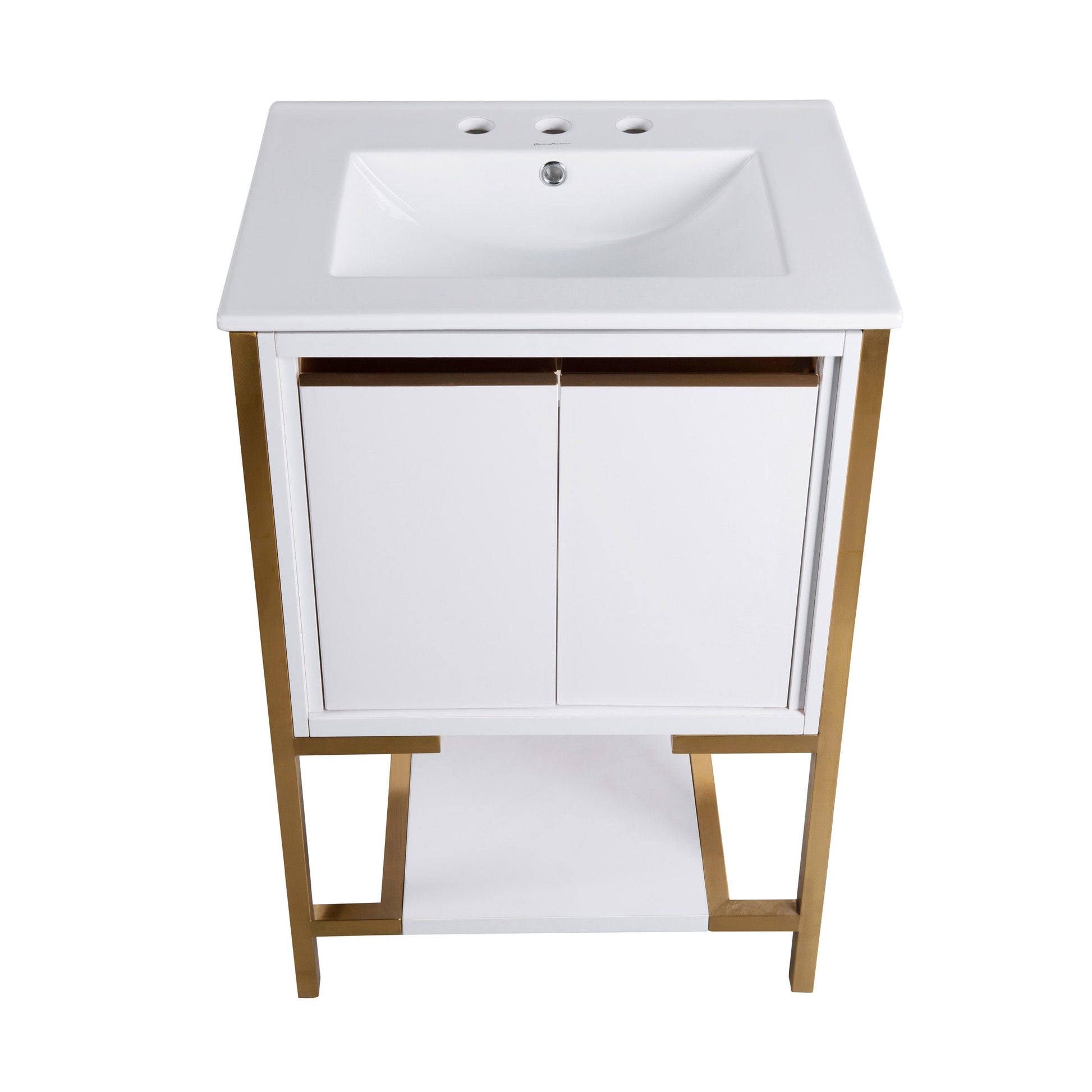 White / White / 3-Hole