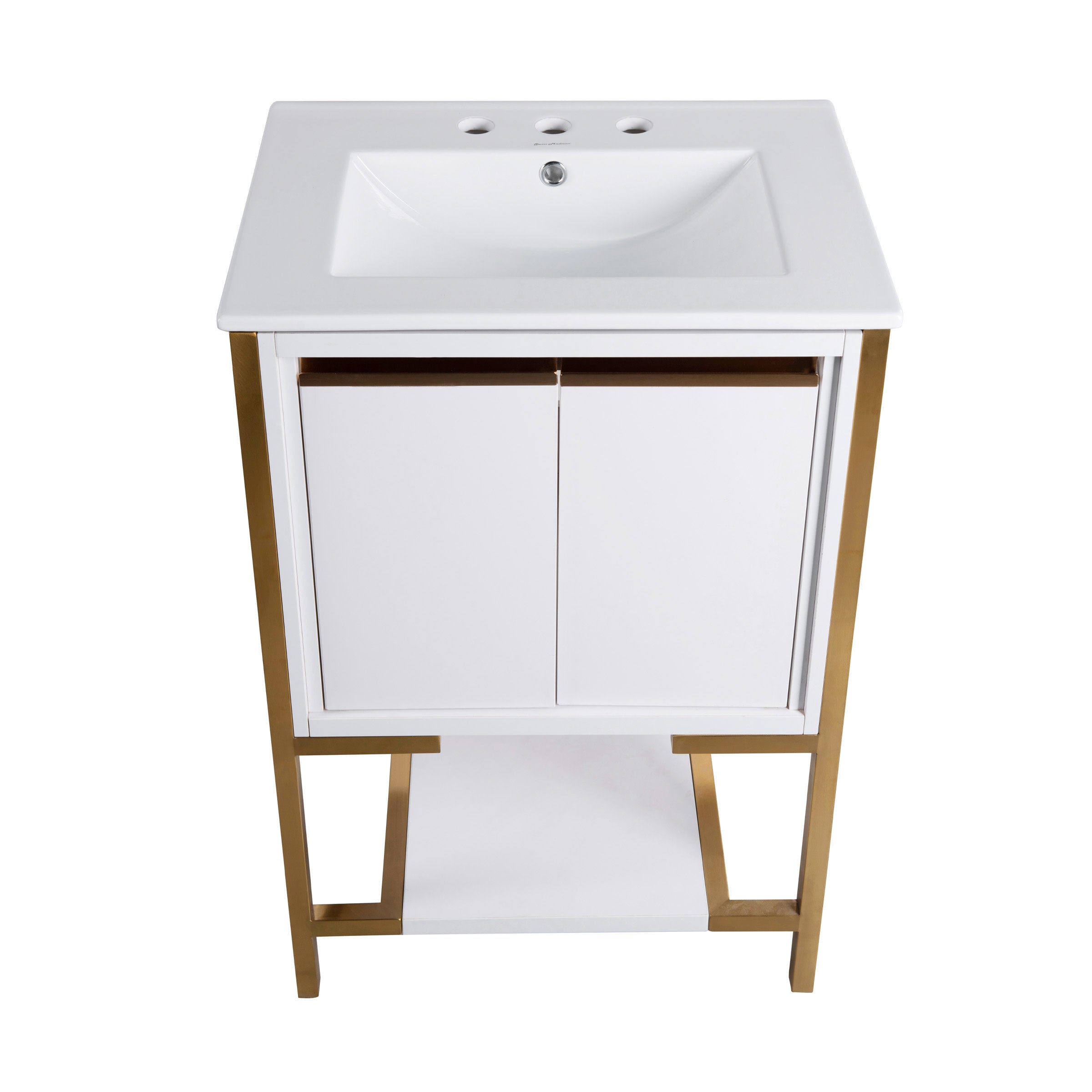 White / White / 3-Hole