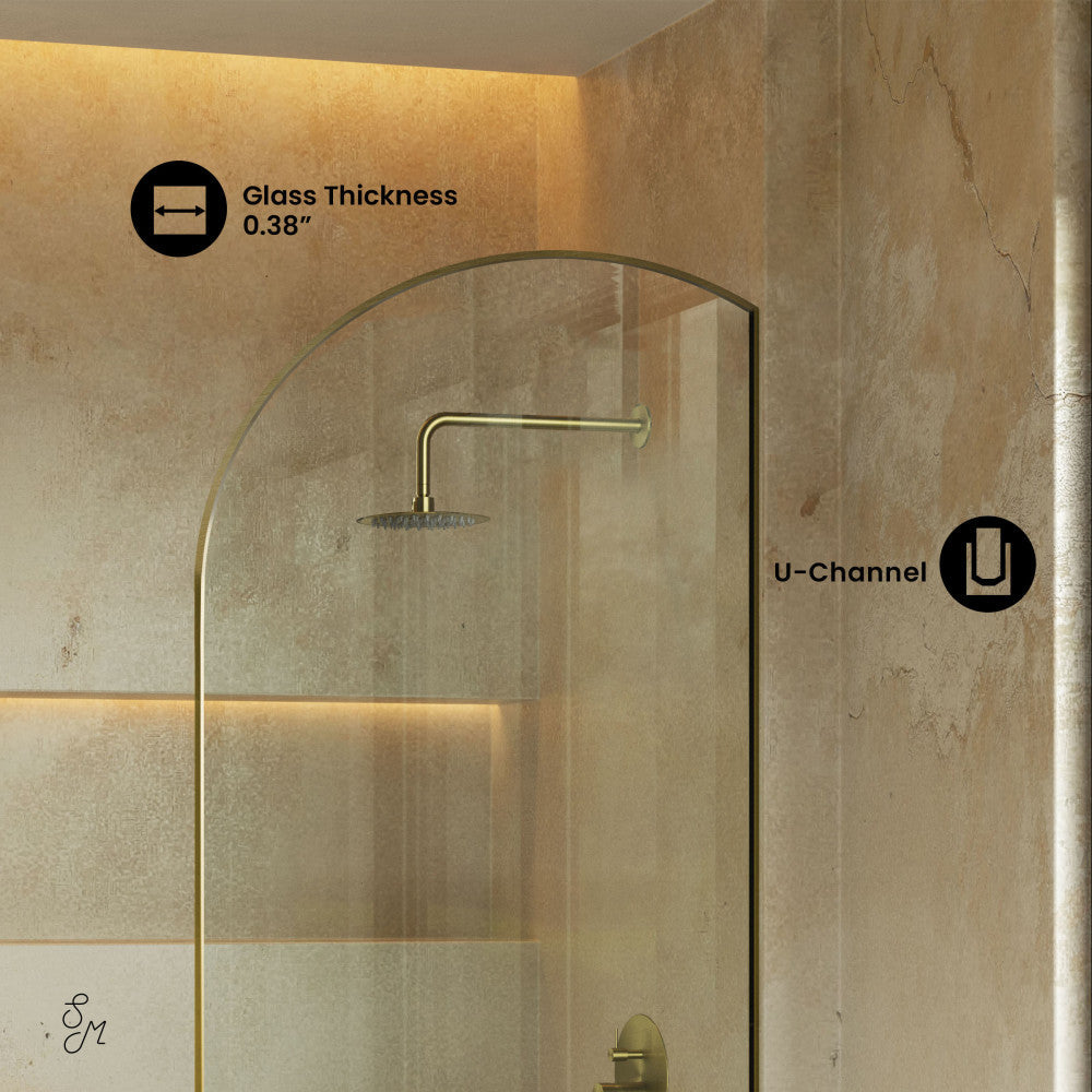 Brushed Gold / Bathtub Door