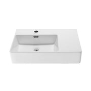 Glossy White / 1-Hole / Left