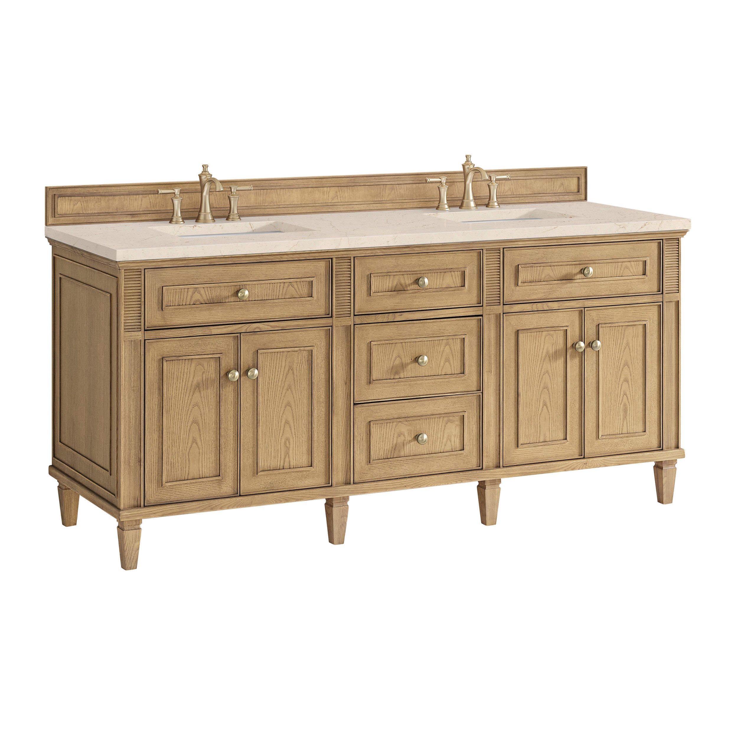 Light Natural Oak / Eternal Marfil - 3 Faucet Holes