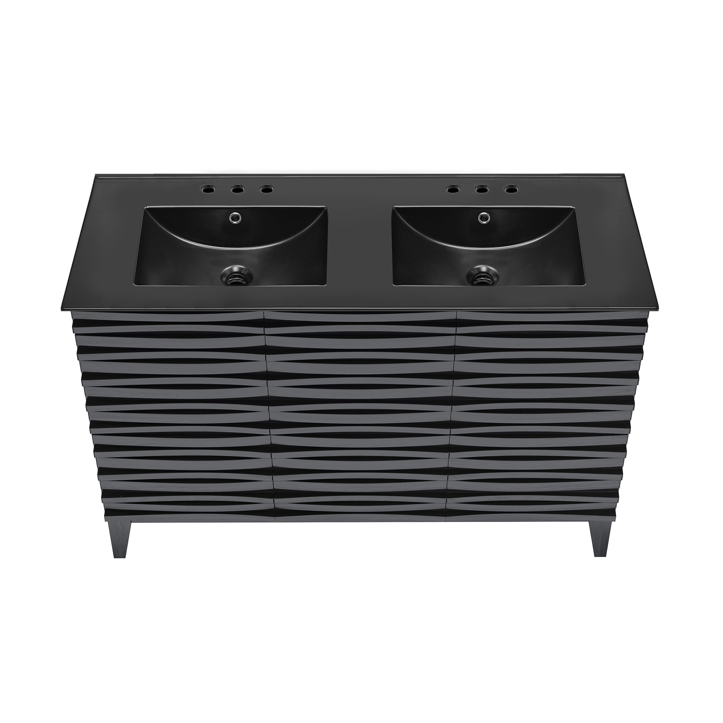Black Oak / Matte Black / 3-Hole