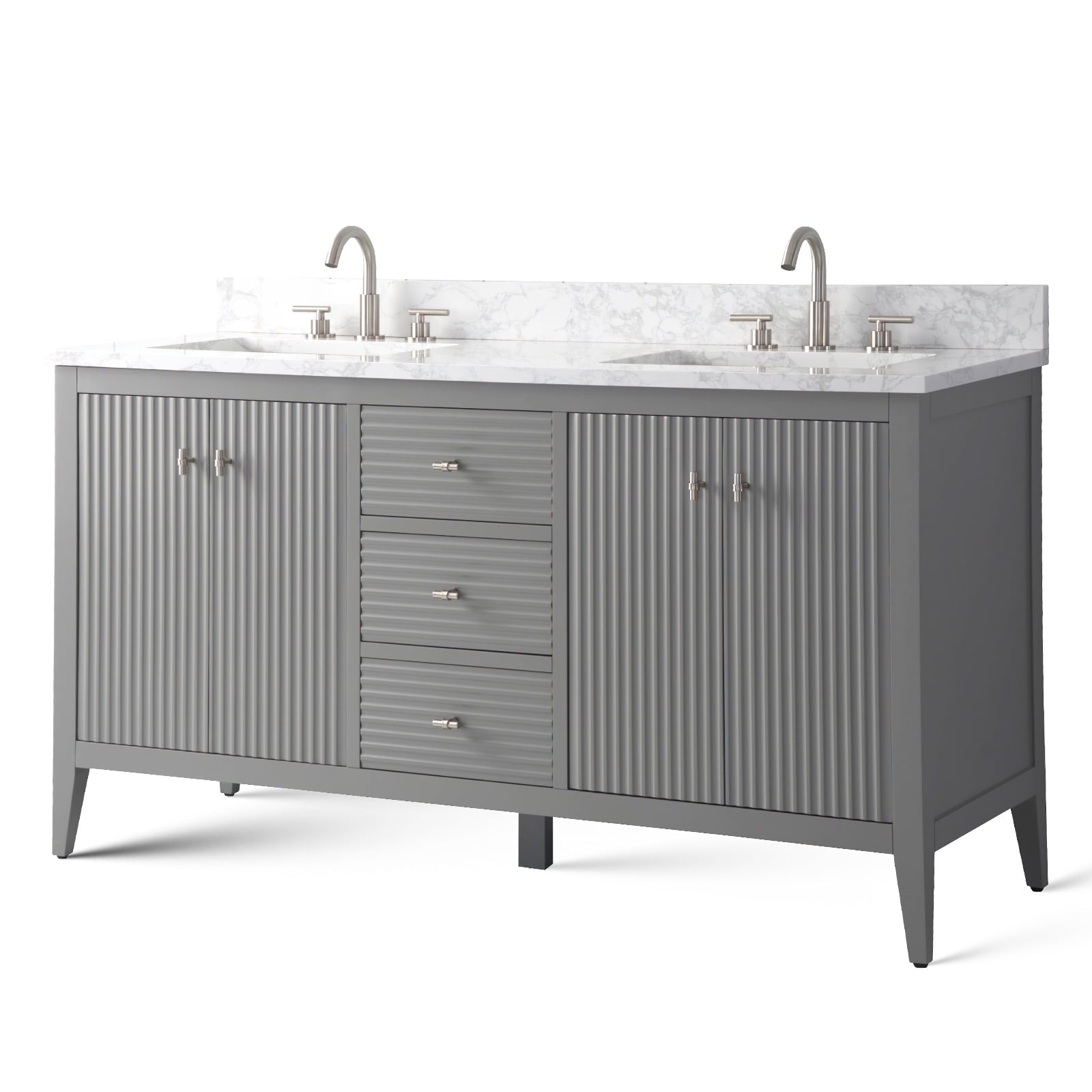 Linear Cashmere Gray / Brushed Nickel