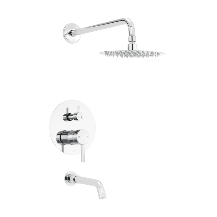 Polished Chrome / Without Hand Sprayer / With Tub Filler