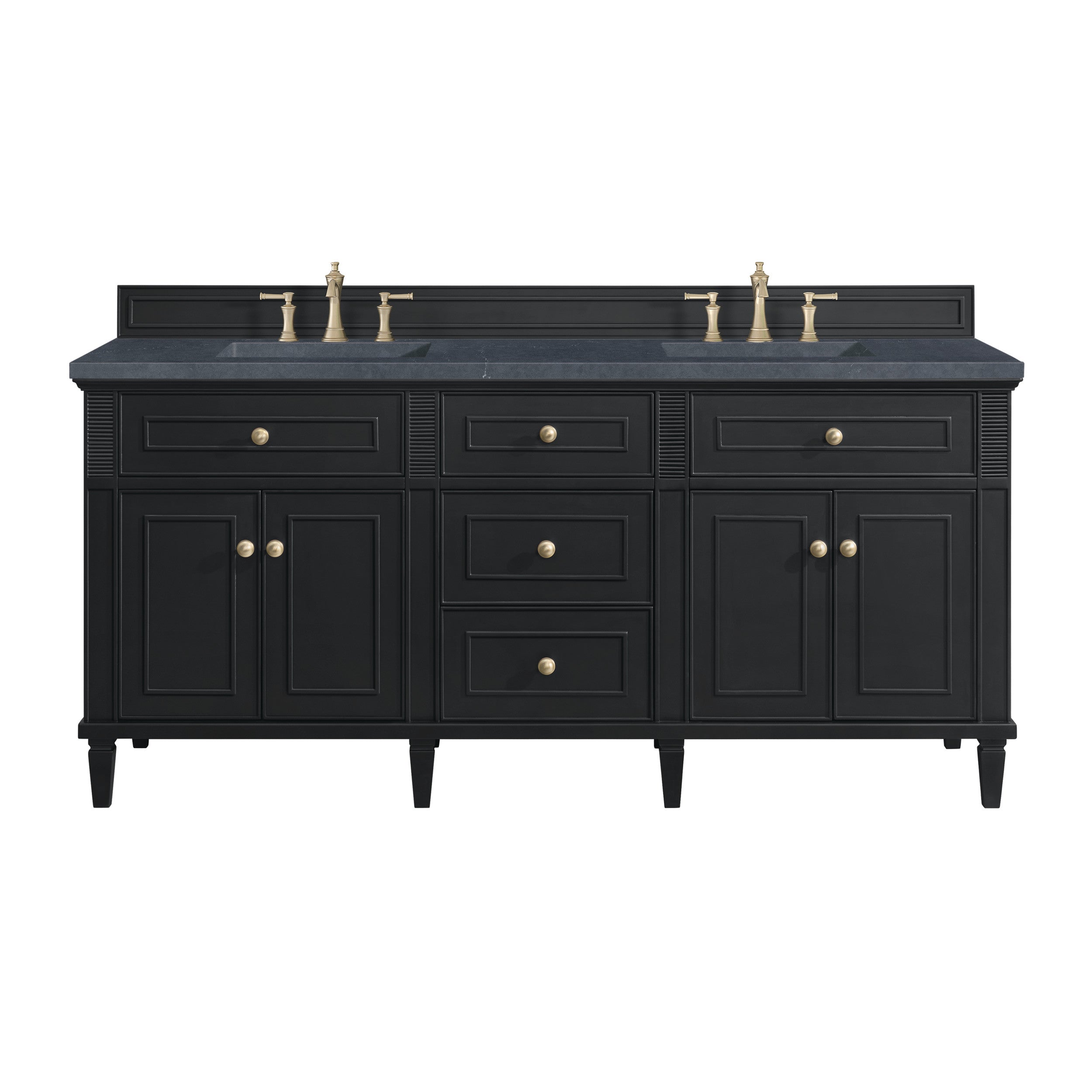 Black Onyx / Charcoal Soapstone - 3 Faucet Holes