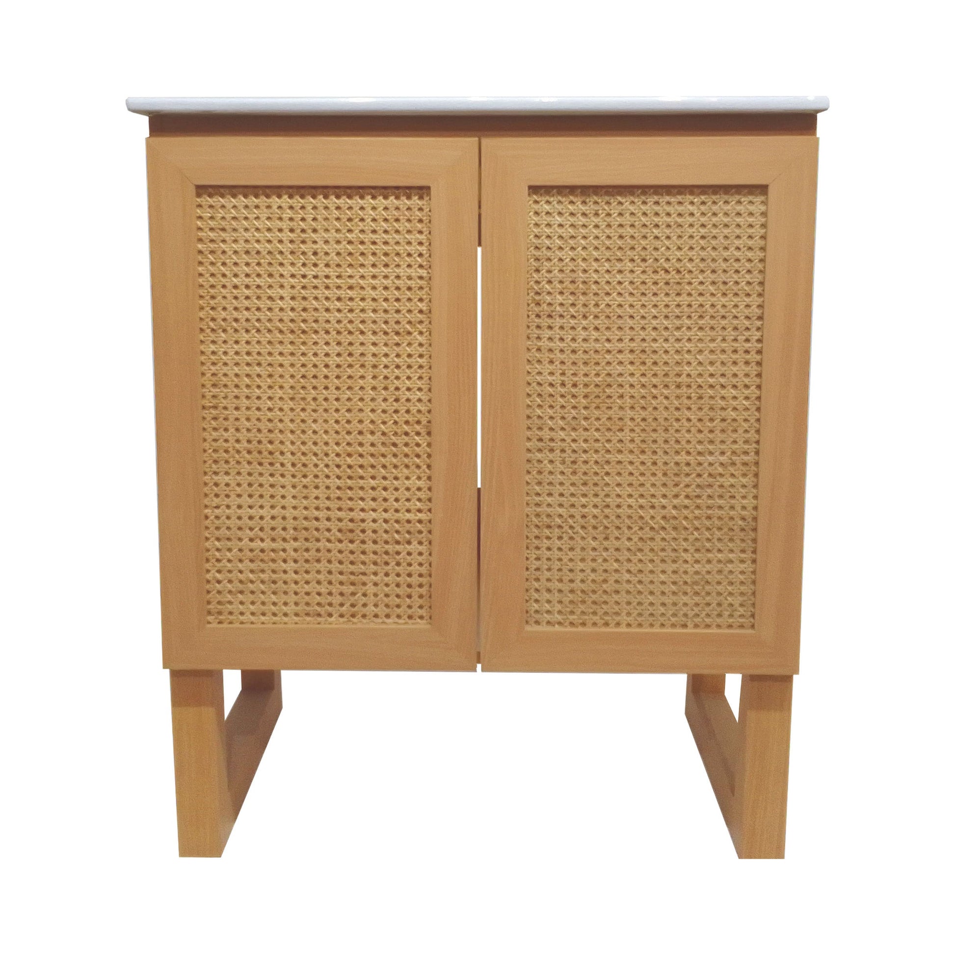 Natural Oak / White / 1-Hole
