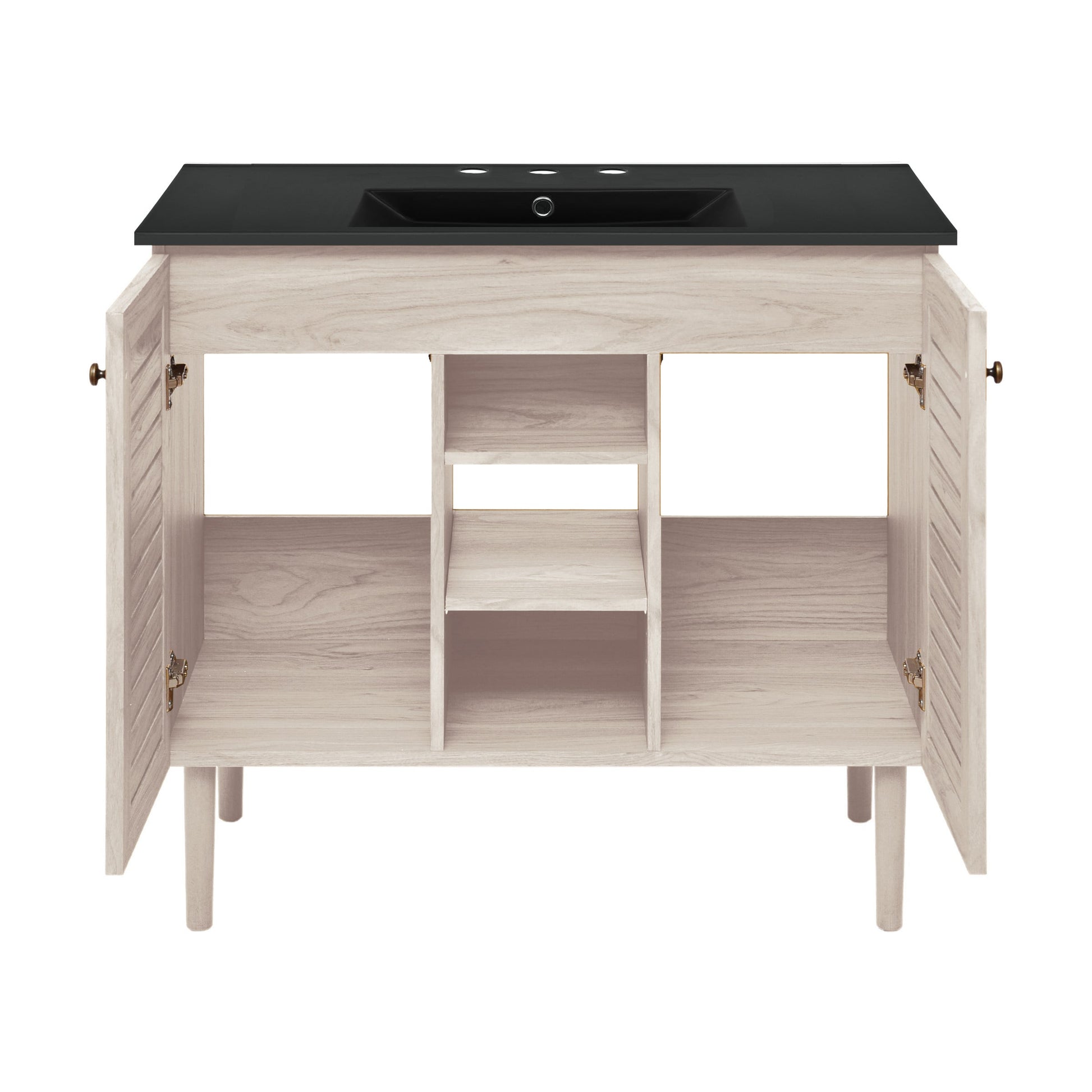 White Oak / Black / 3-Hole