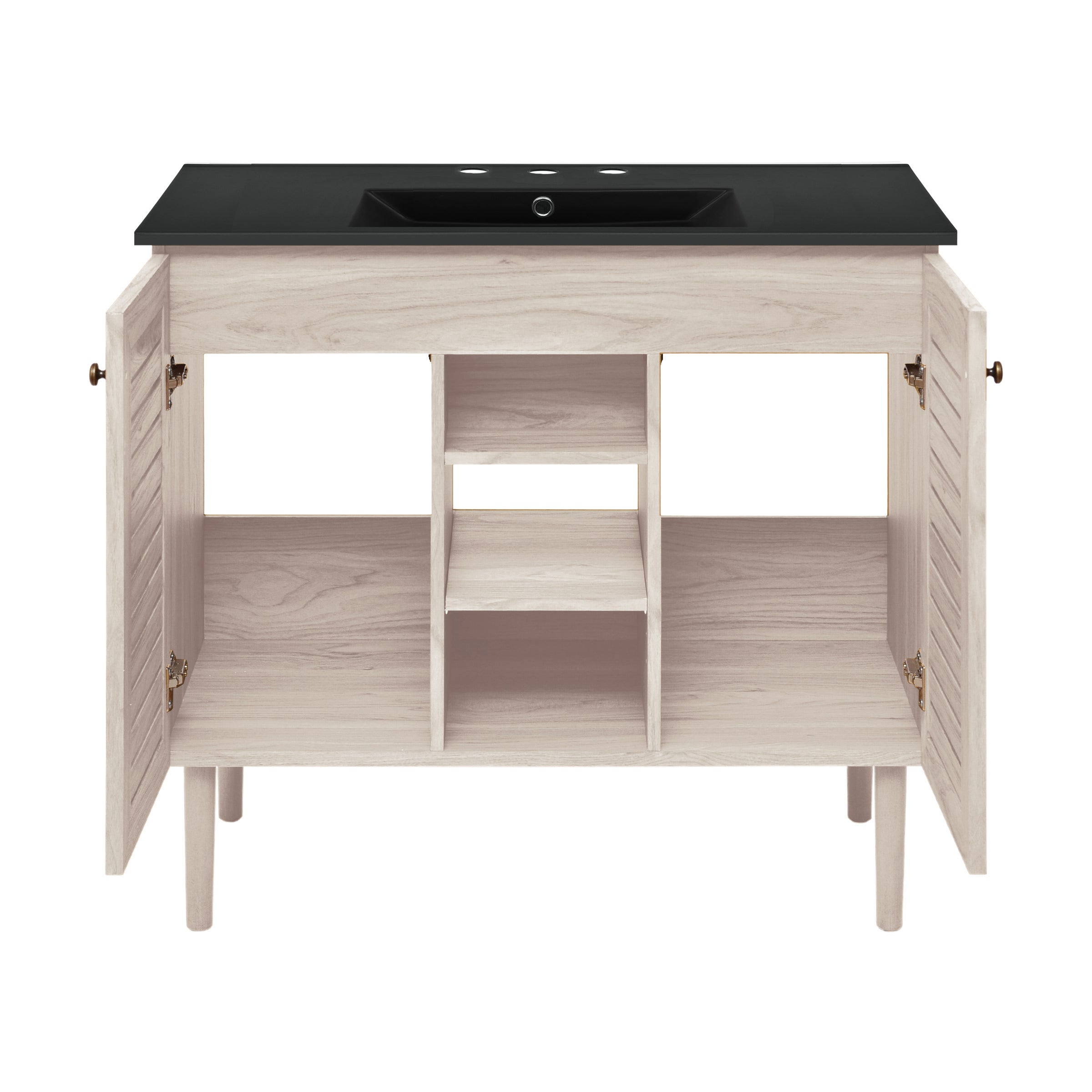 White Oak / Black / 3-Hole