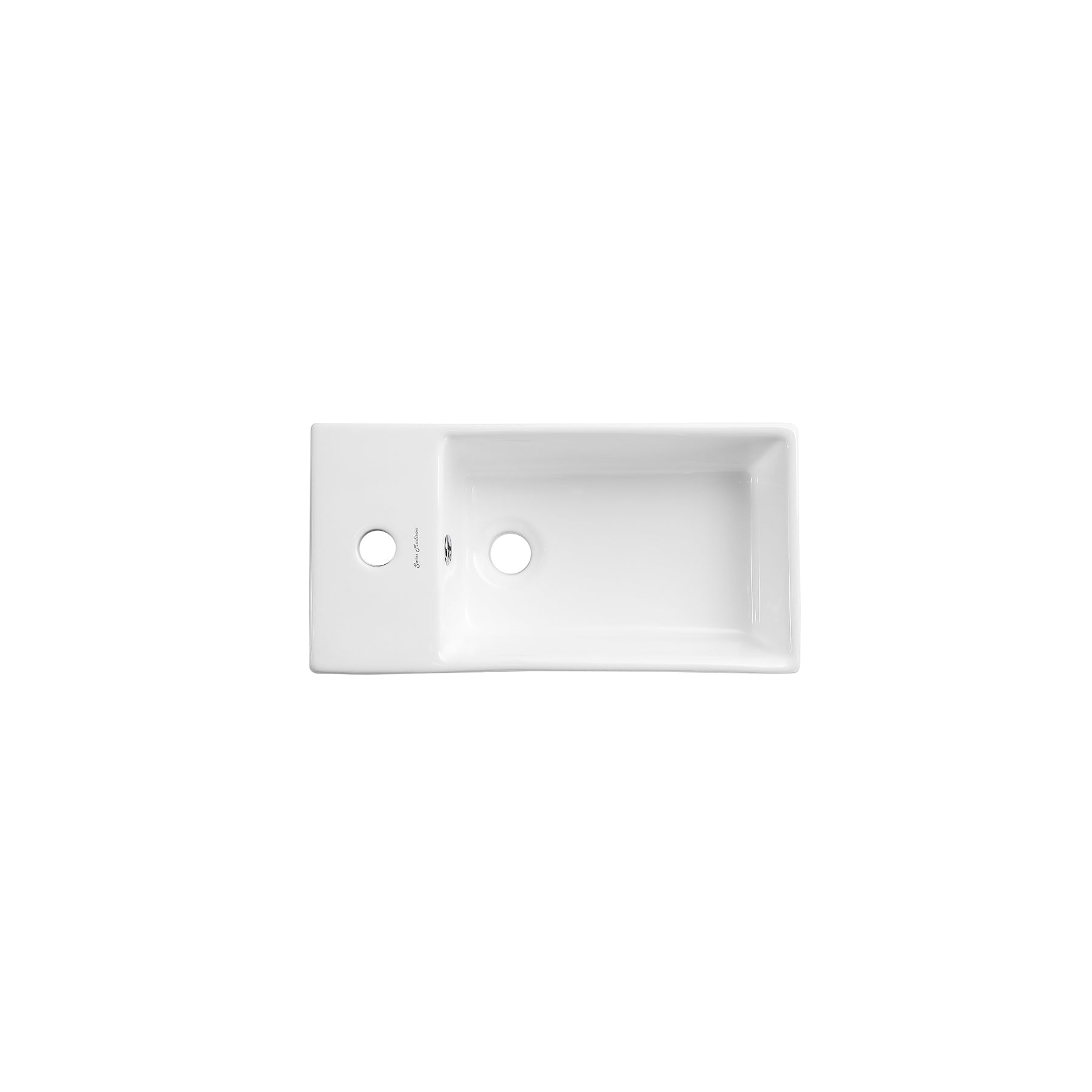 Chrome / White / 1-Hole
