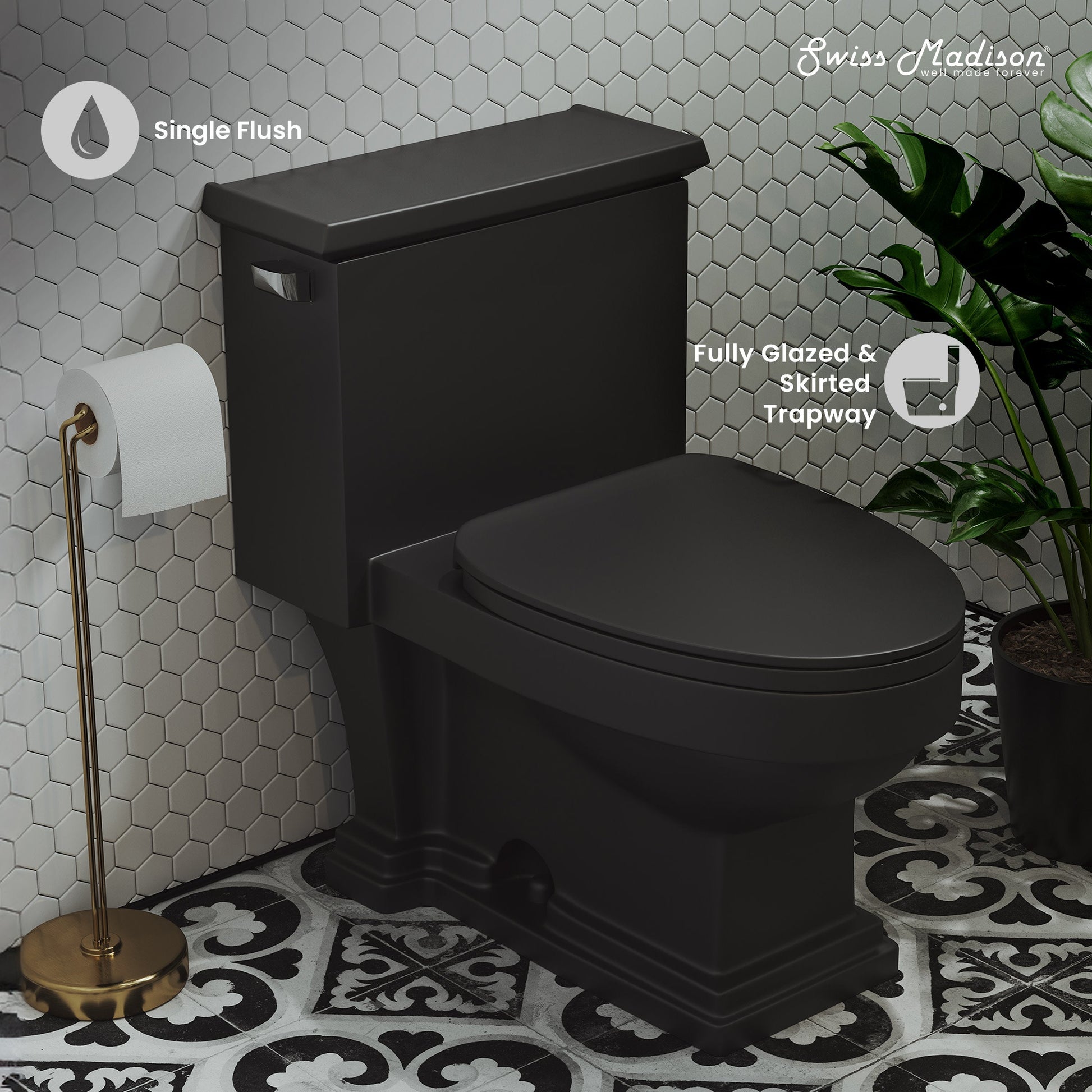 Matte Black / Single - Left