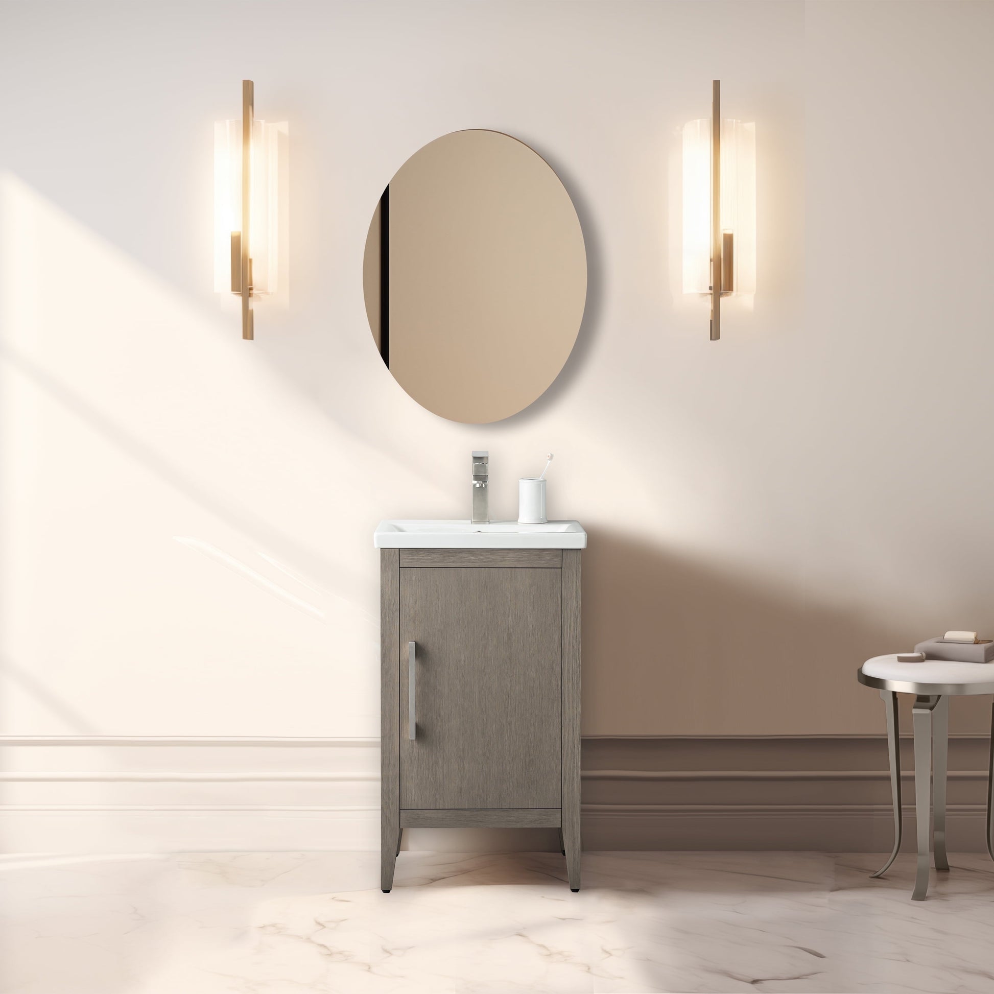 Driftwood Gray / Brushed Nickel