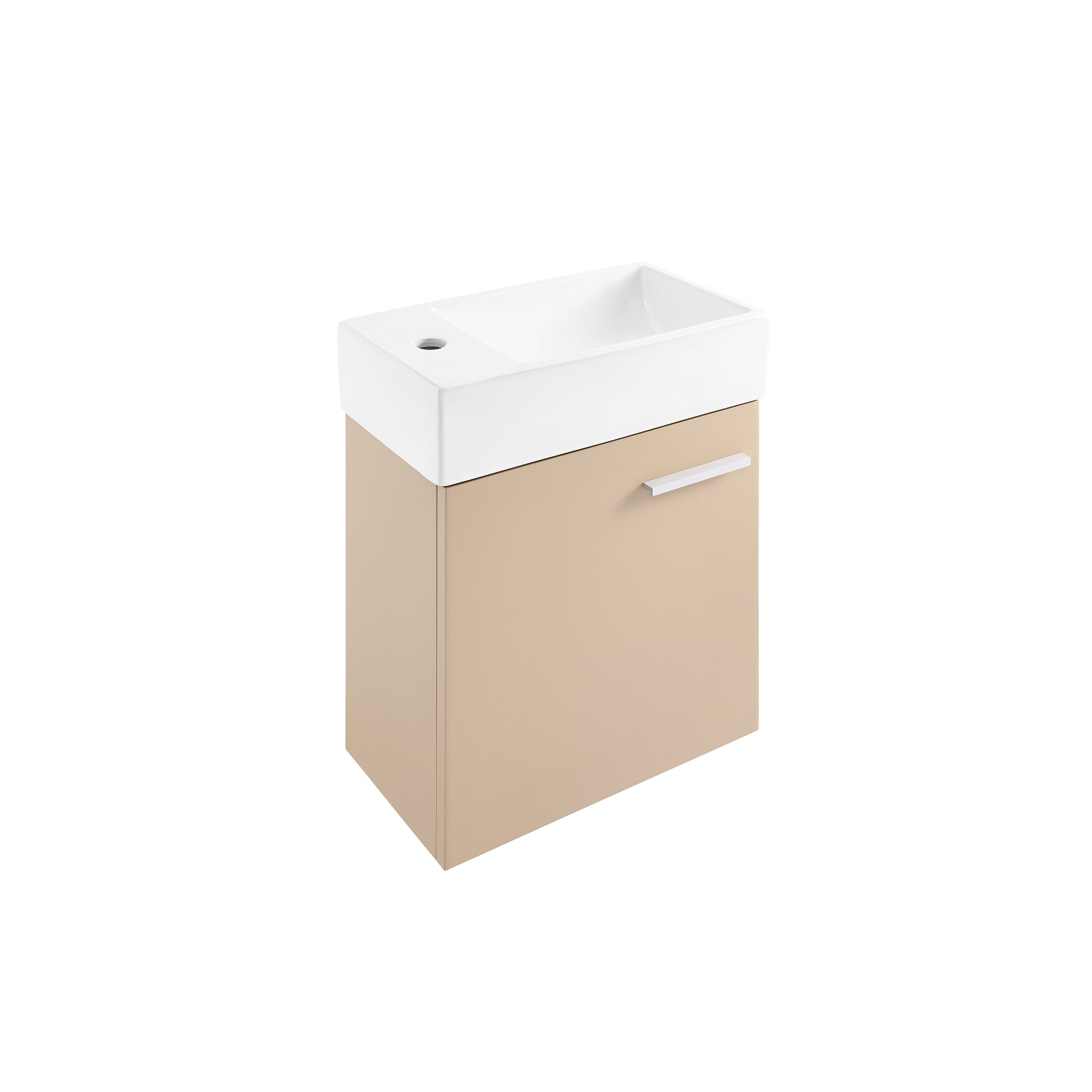 Tan / White / 1-Hole