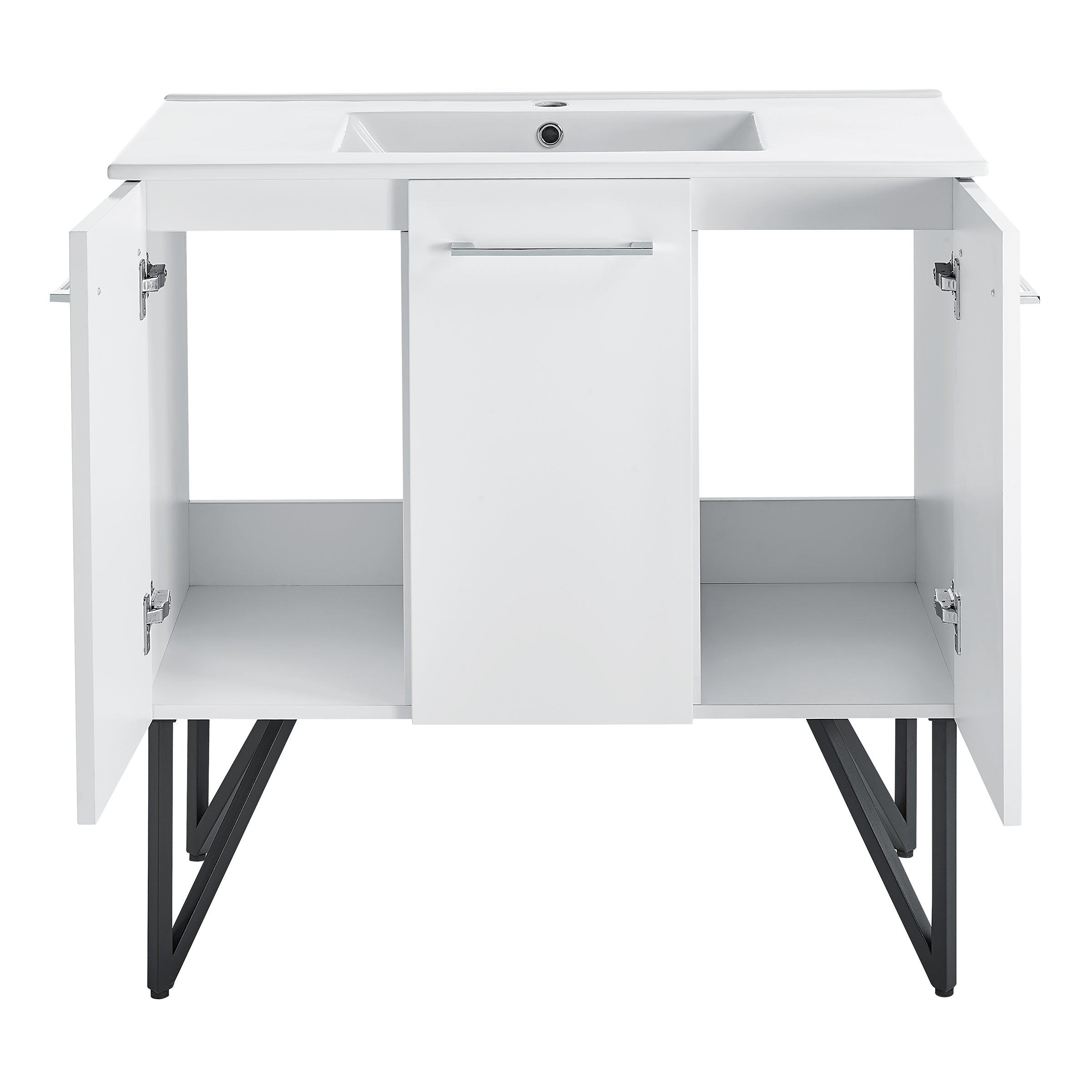 White / White / 1-Hole