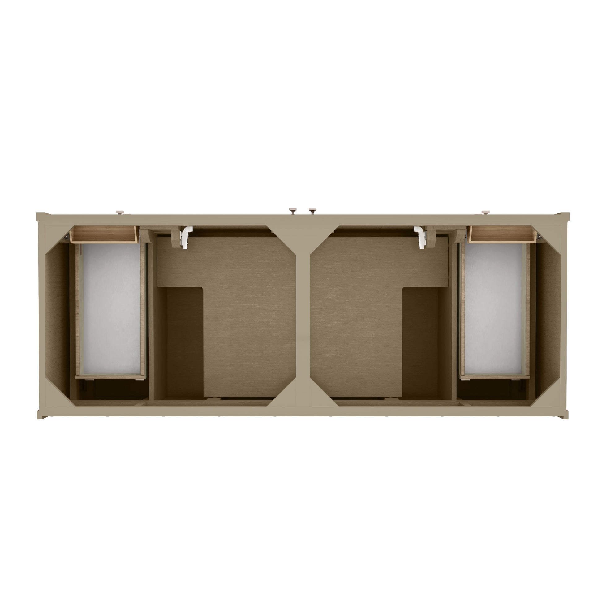 Walnut Whisper / White Zeus - 1 Faucet Hole