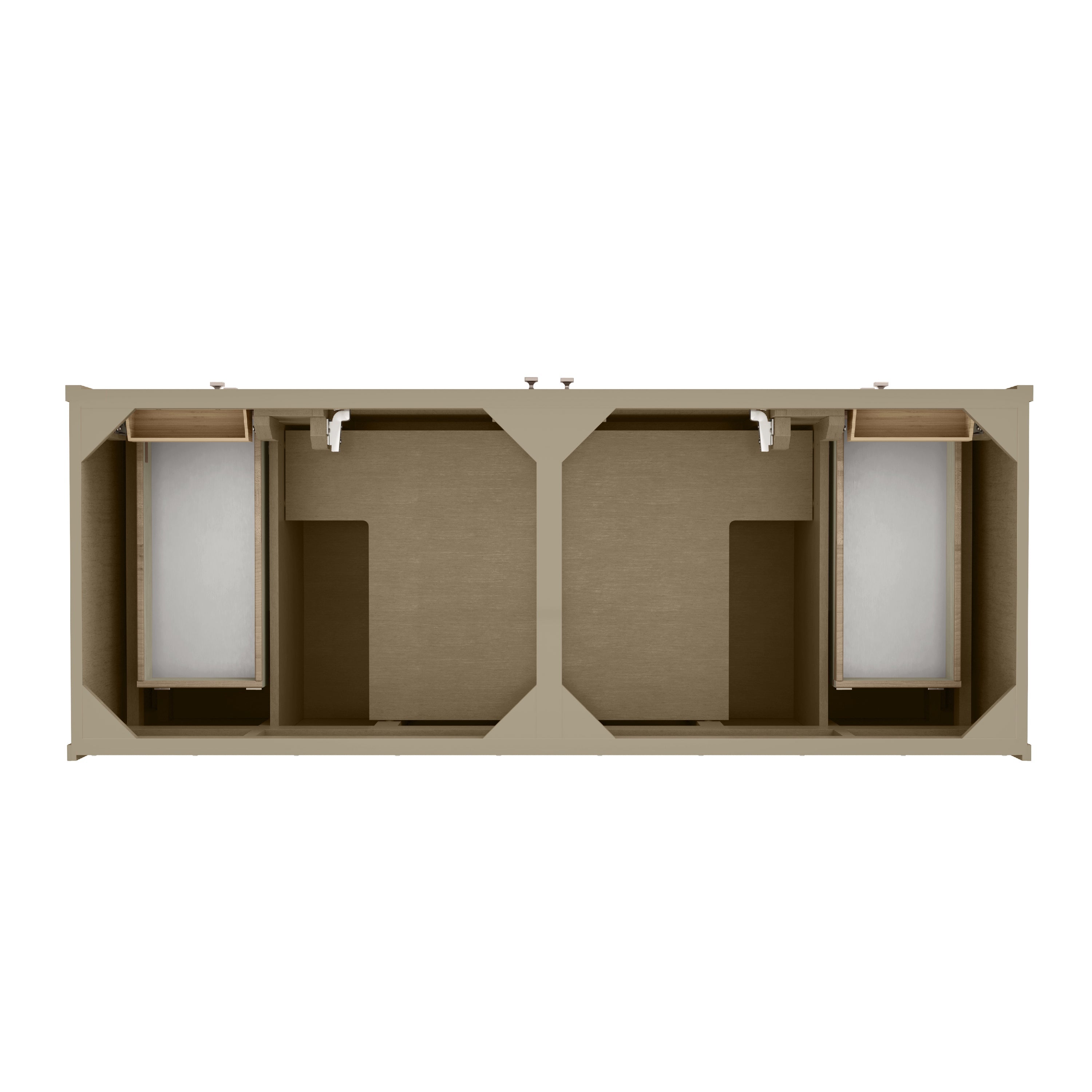 Walnut Whisper / White Zeus - 1 Faucet Hole