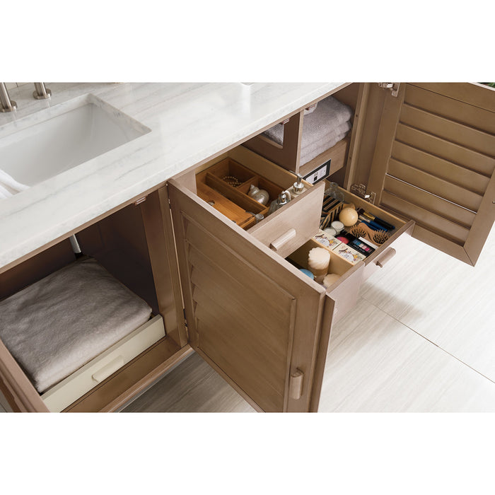 Whitewashed Walnut / Arctic Fall - 3 Faucet Holes