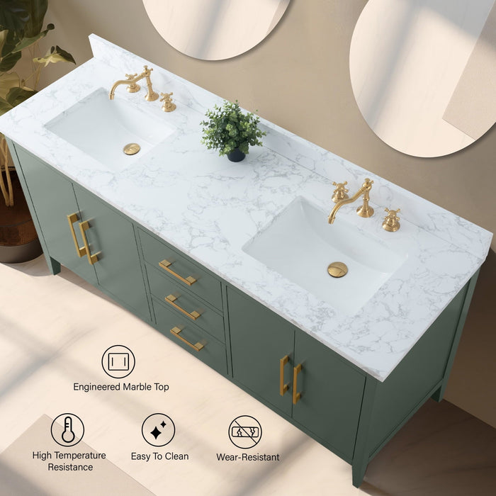 Vintage Green / Golden Brushed