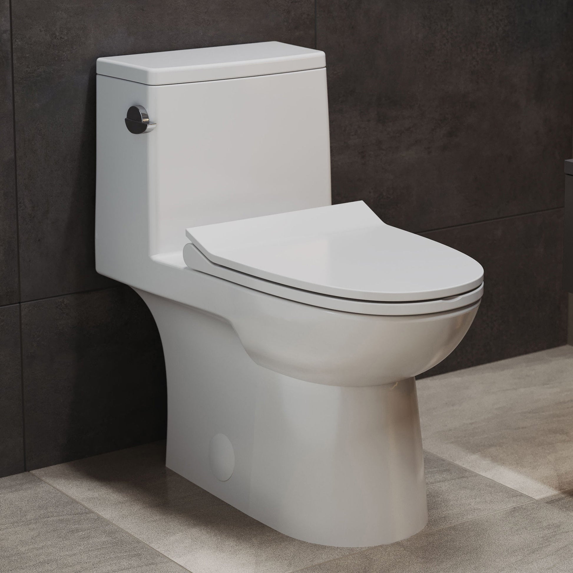Glossy White / Single - Left