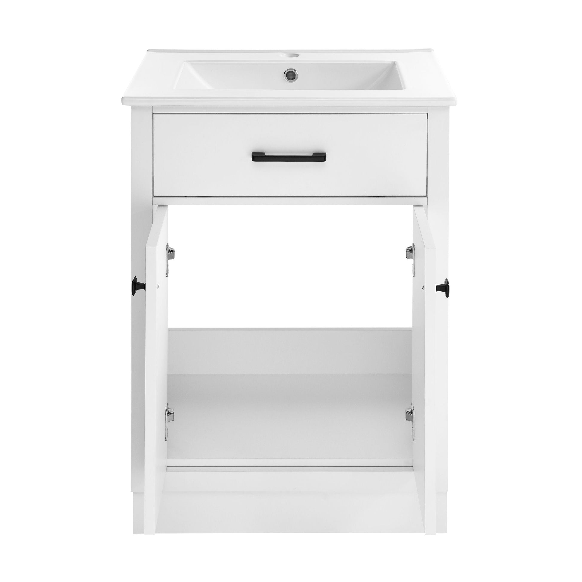 White / White / 1-Hole