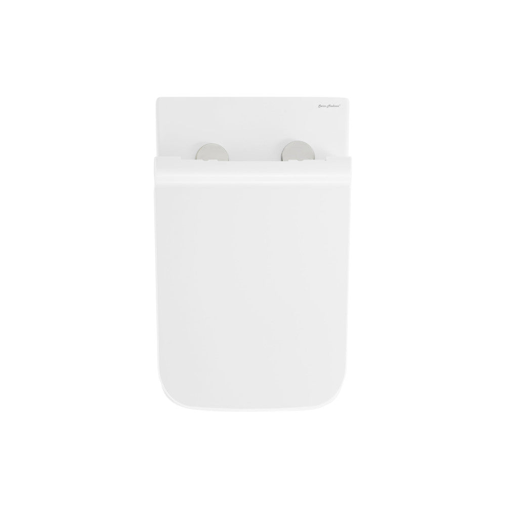 Glossy White / Brass