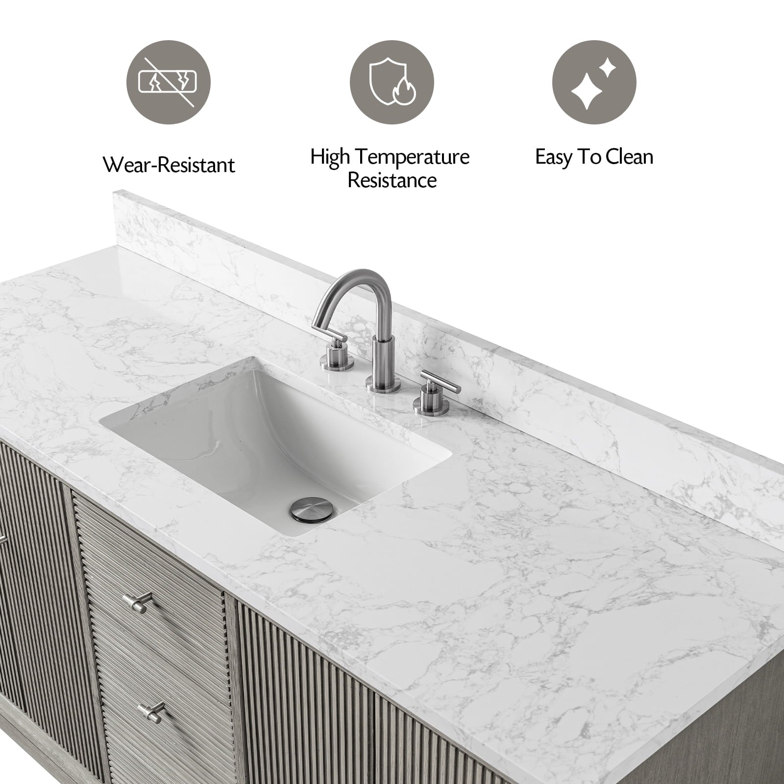 Linear Driftwood Gray / Brushed Nickel