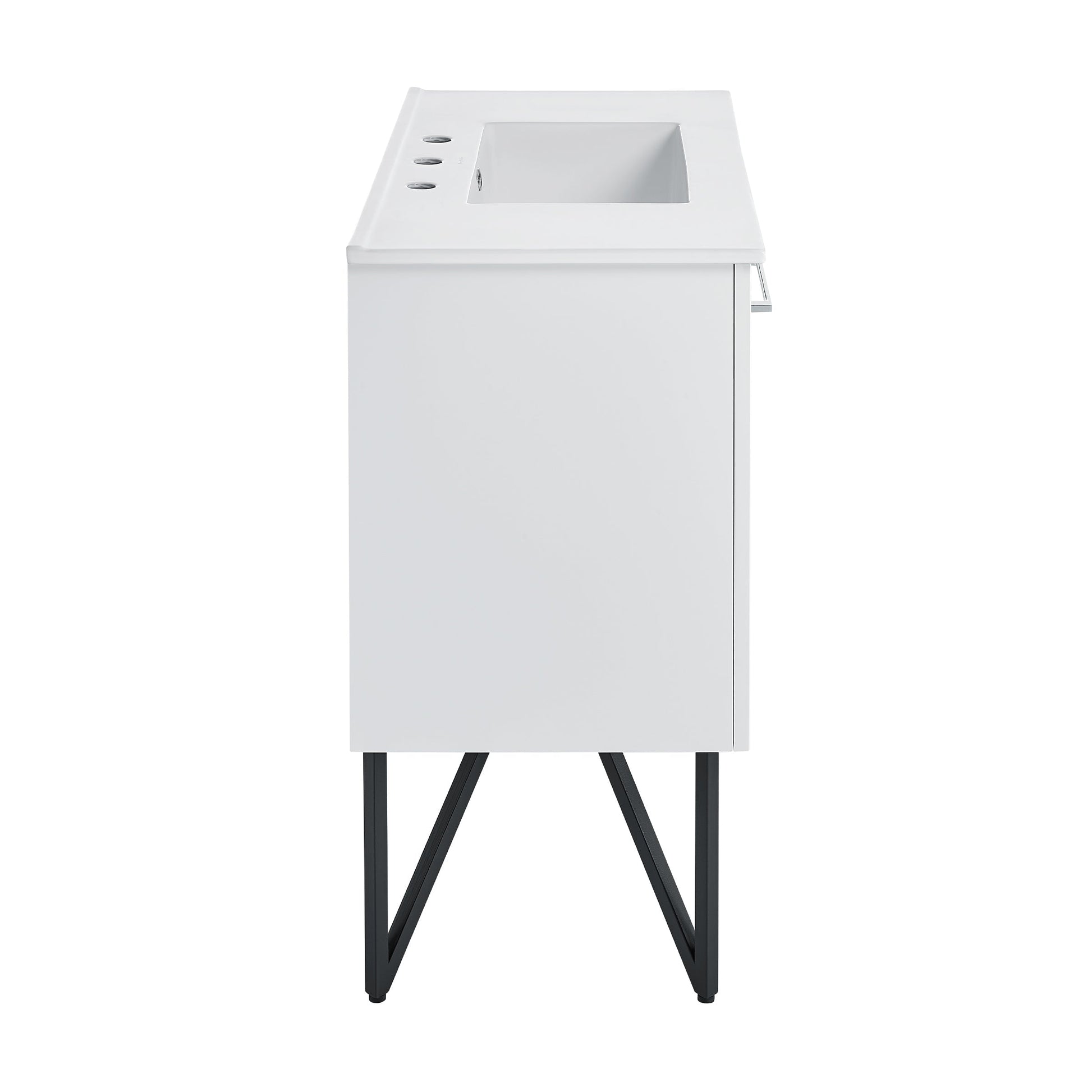 White / White / 3-Hole