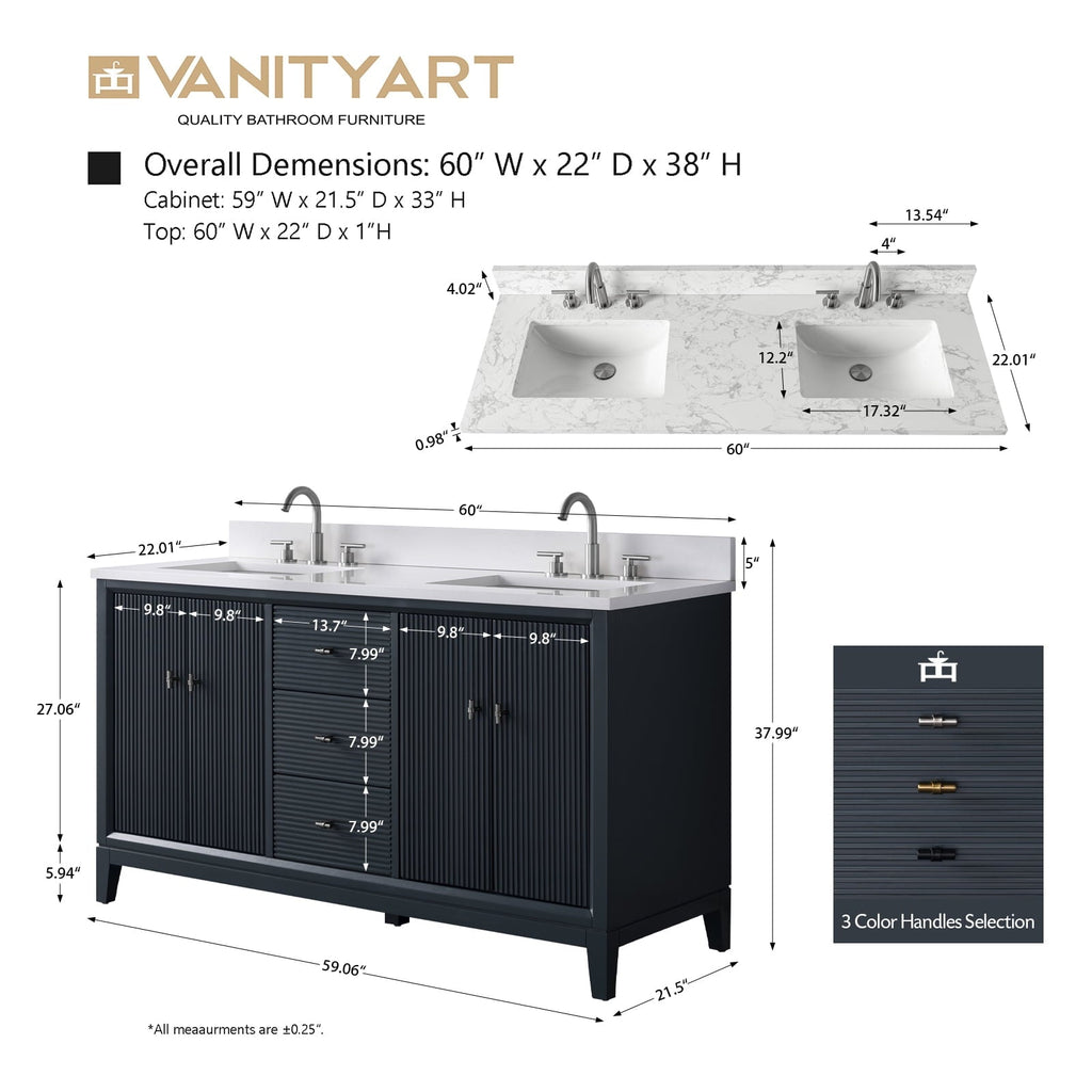 Linear Vintage Spruce Blue / Matte Black