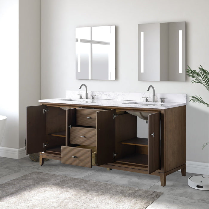 Linear Walnut / Brushed Nickel