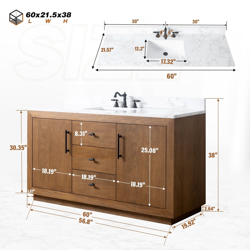 Tan / Engineered Marble