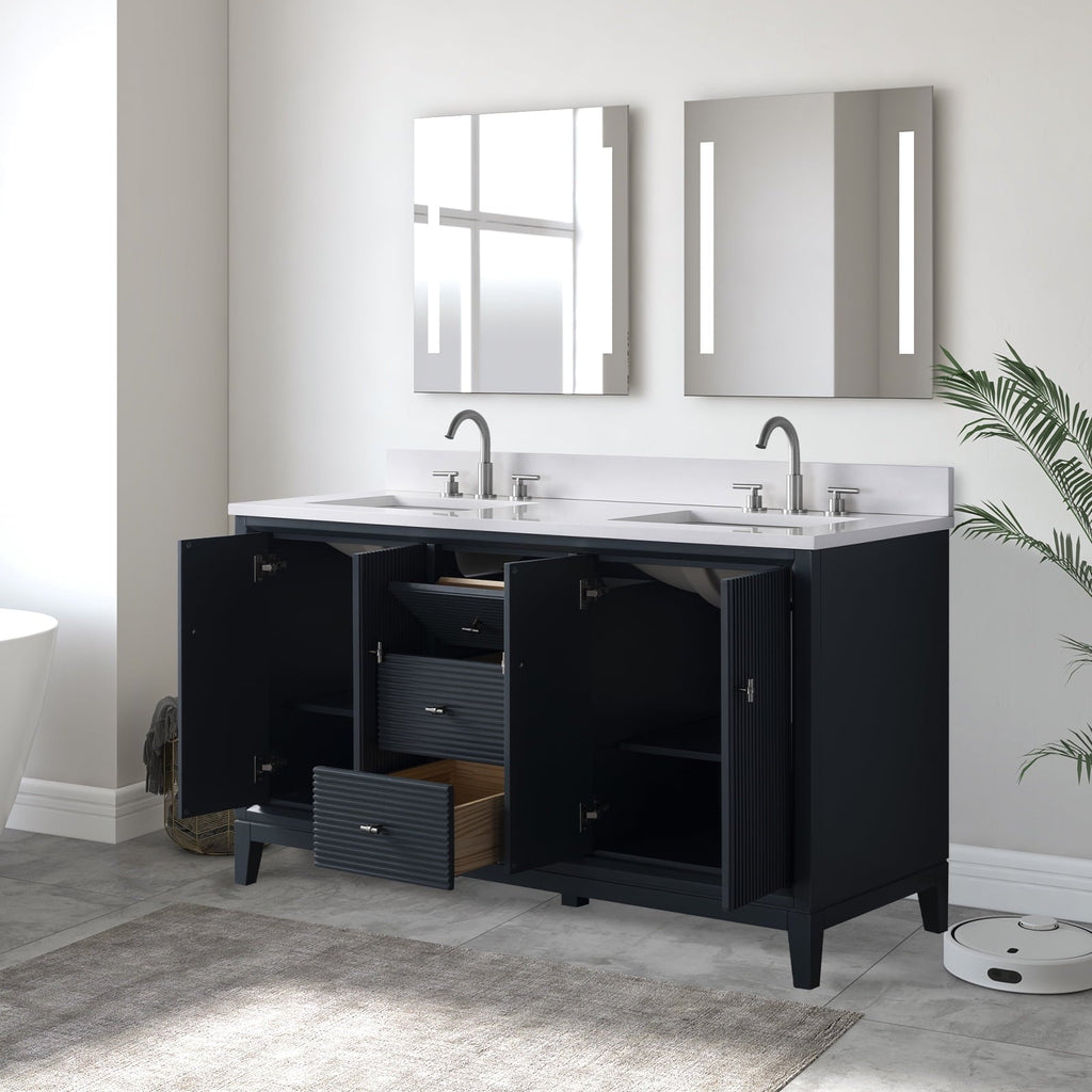 Linear Vintage Spruce Blue / Brushed Nickel